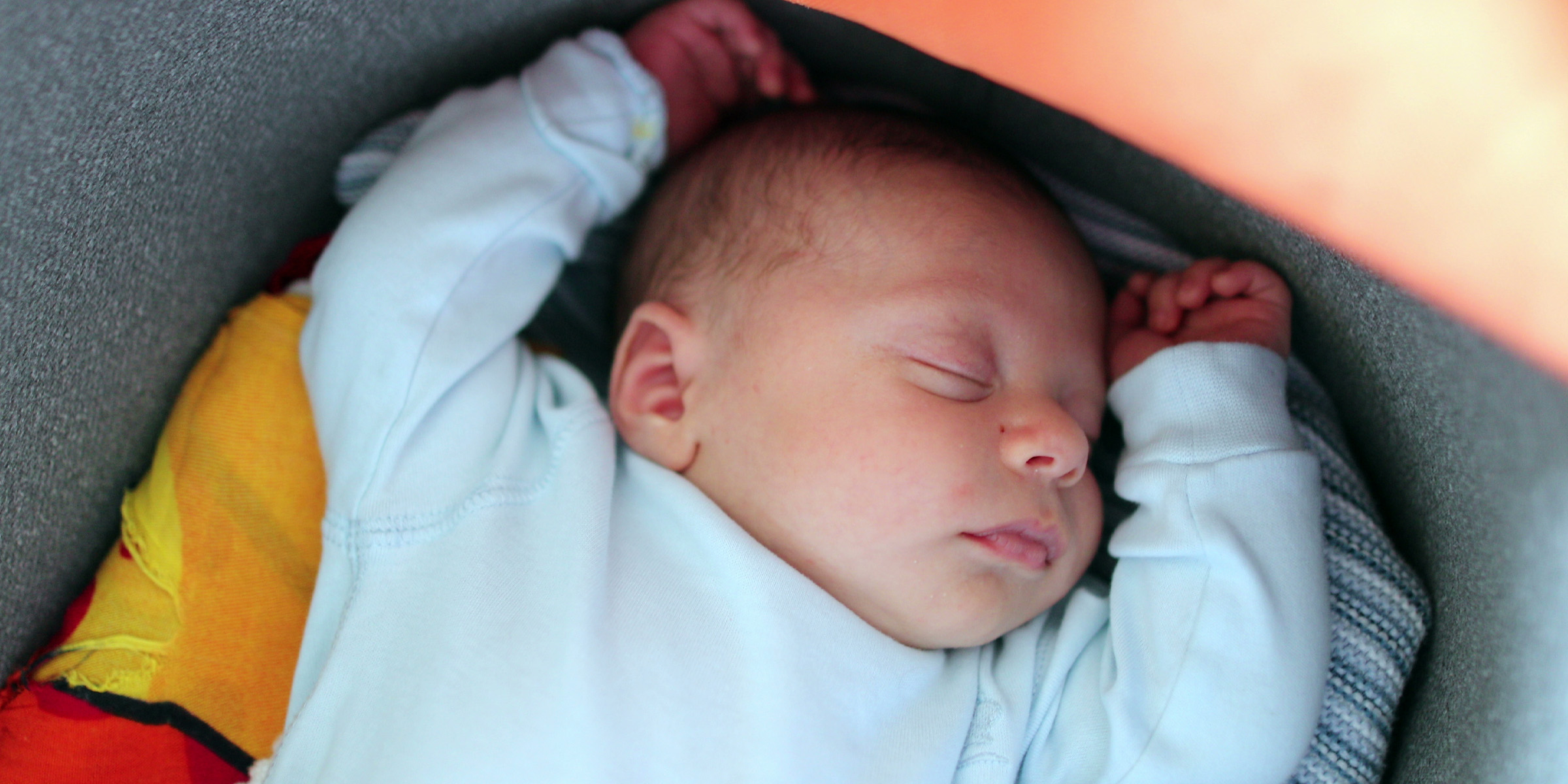 A close-up of a sleeping baby | Source: Shutterstock