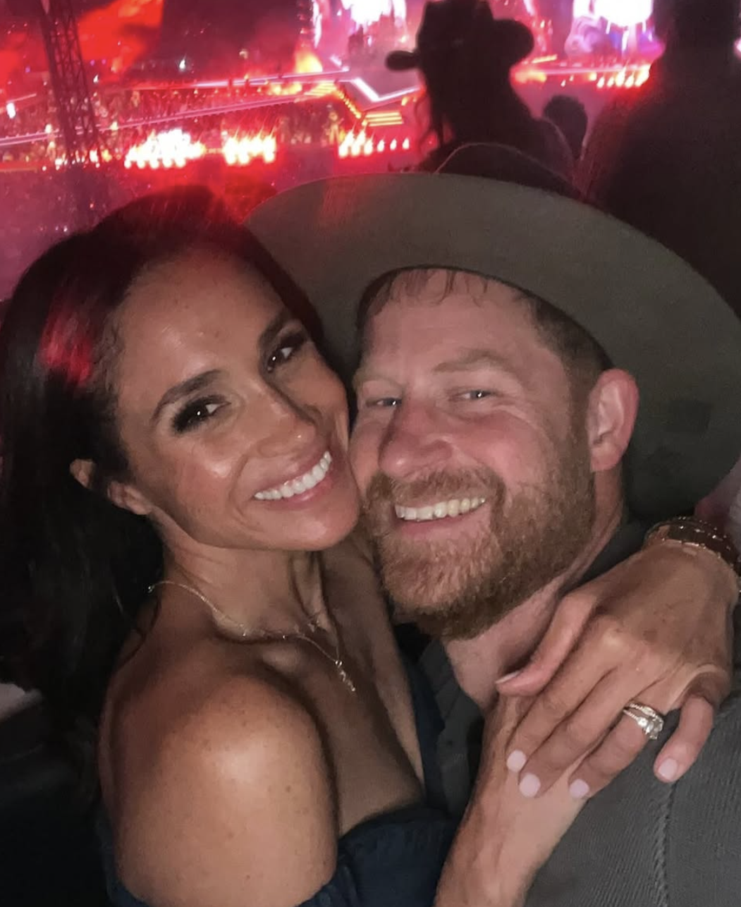 Prince Harry and Meghan Markle at Beyoncé's "Cowboy Carter" tour stop in Los Angeles on May 9, 2025 | Source: Instagram/meghan