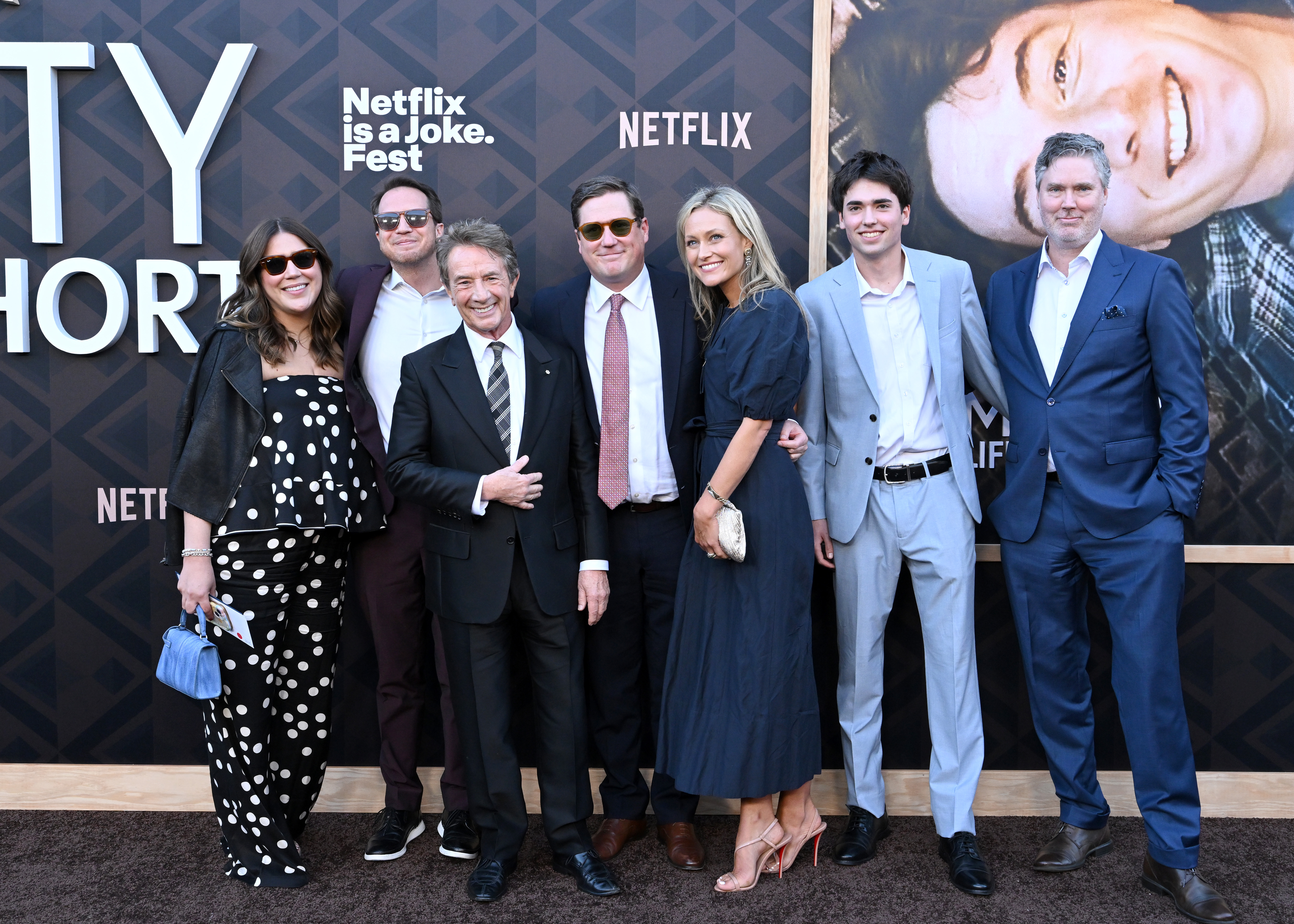 Haylen Short, Henry Short, Martin Short, Oliver Short, Elissa Short and family attend the Los Angeles Premiere of Netflix's "Marty, Life Is Short" at The Egyptian Theatre Hollywood on May 6, 2026 in Los Angeles, California. | Source: Getty Images