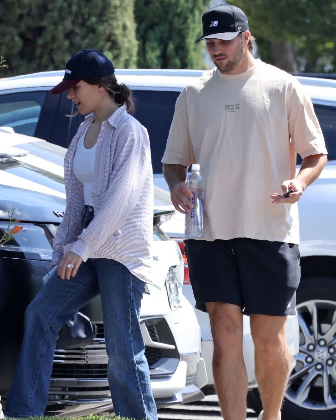Josh Allen and Hailee Steinfeld are seen on July 2, 2025, in Calabasas, California. | Source: Instagram/people