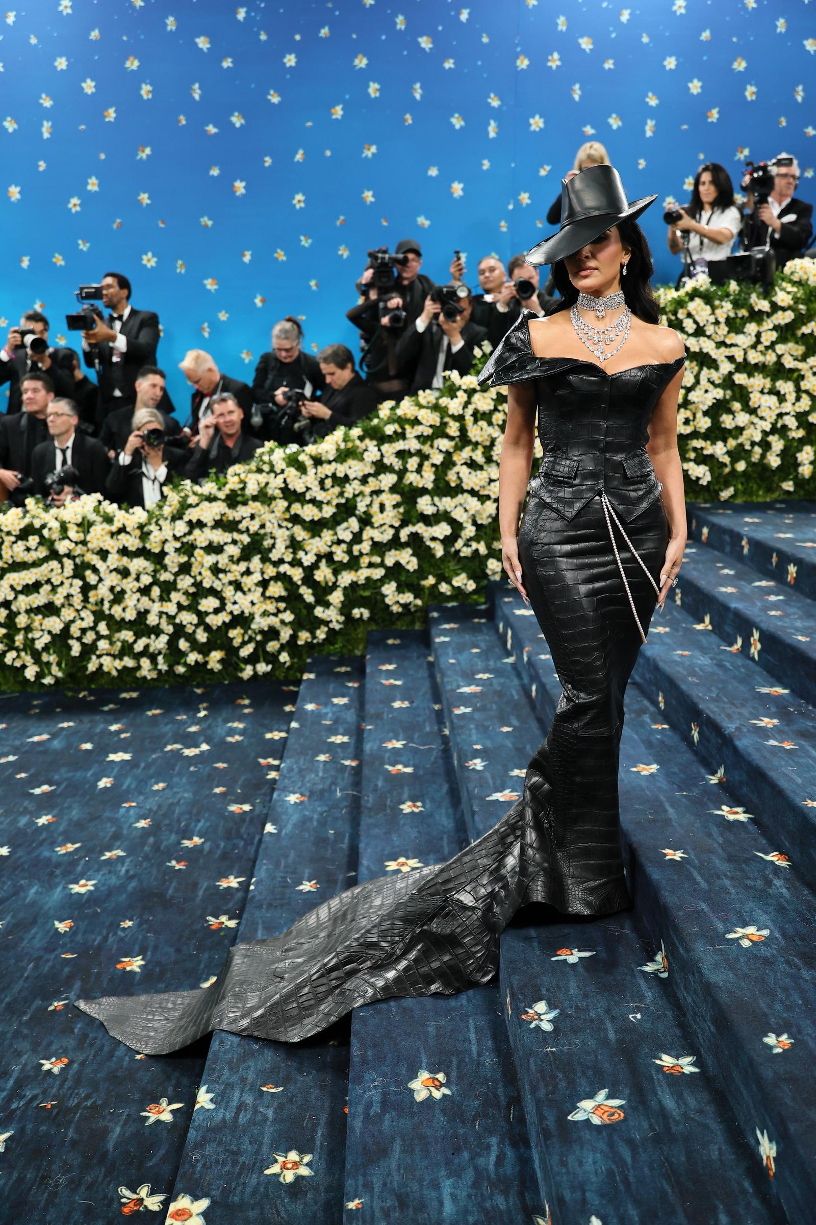 Kim Kardashian attends the 2025 Met Gala Celebrating "Superfine: Tailoring Black Style" at Metropolitan Museum of Art on May 5, 2025, in New York City. | Source: Getty Images