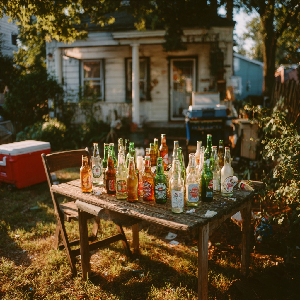 A messy garden | Source: Midjourney