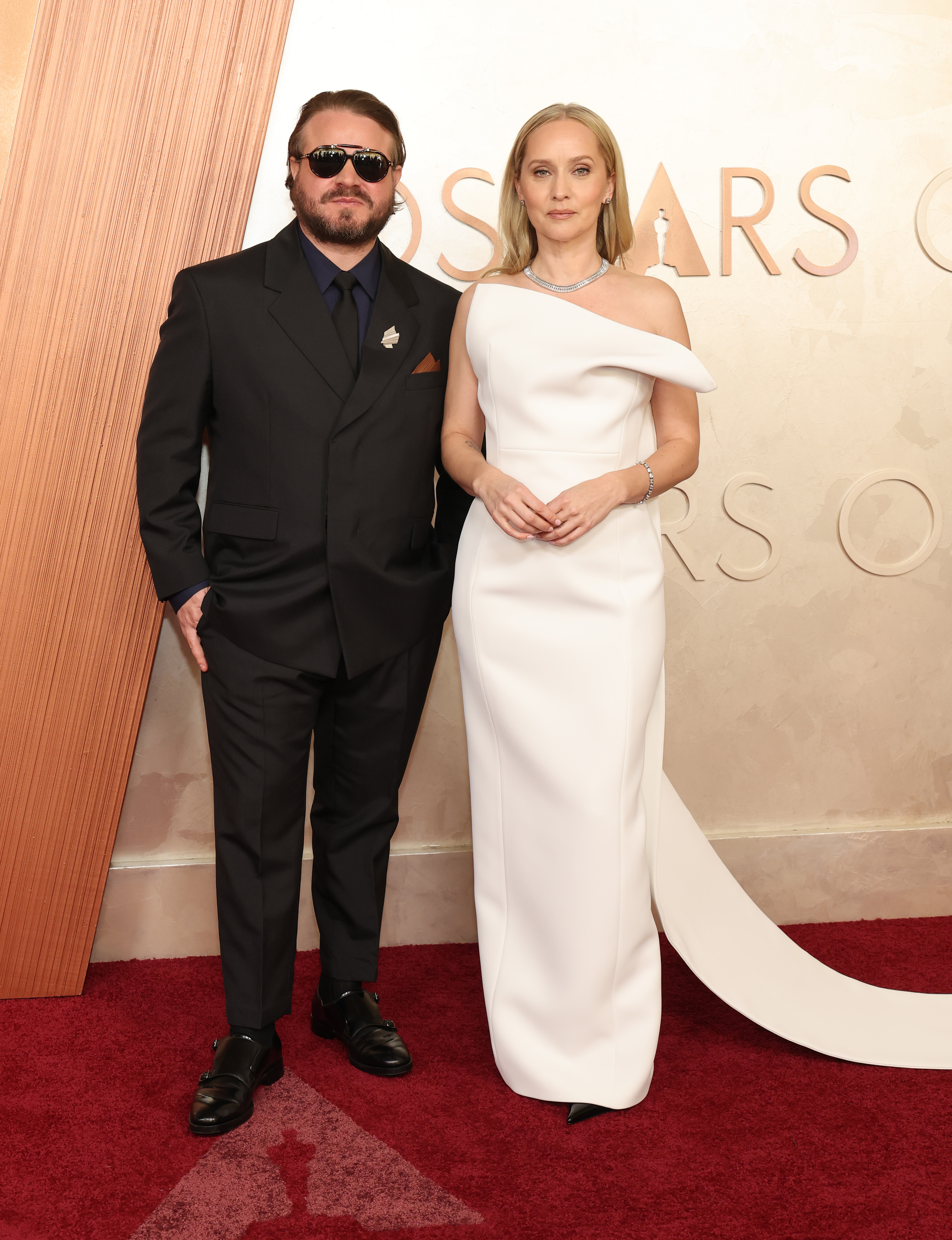 Brady Corbet and Mona Fastvold attend the 97th Annual Oscars at Dolby Theatre on March 02, 2025 in Hollywood, California | Source: Getty Images