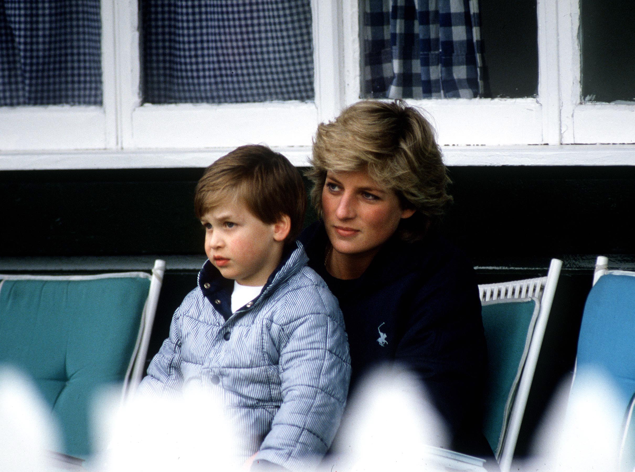 Princess Diana With Prince William sitting on her lap on May 17, 1987 at Windsor, England. | Source: Getty Images