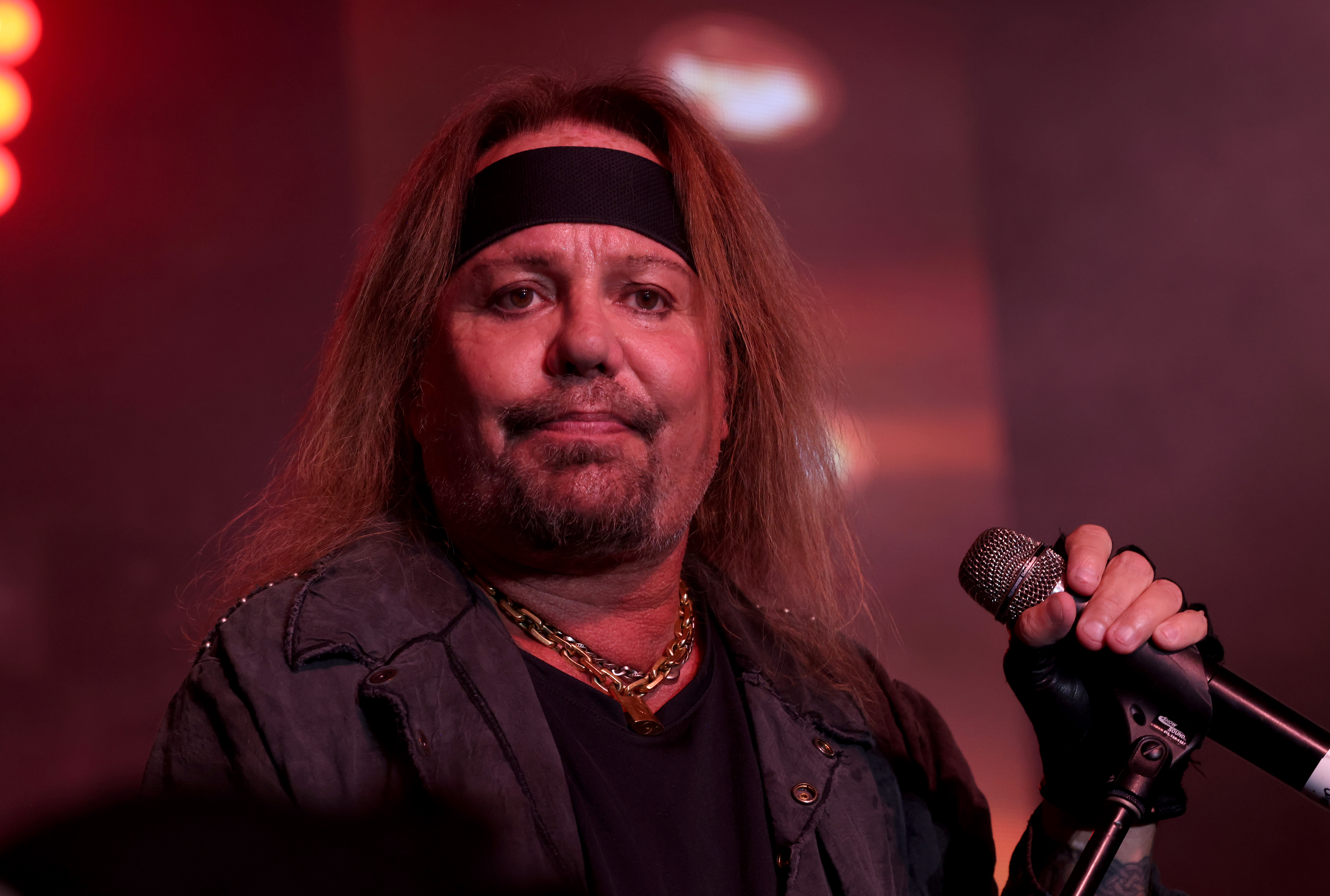 Vince Neil performs at the Downtown Las Vegas Events Center on September 6, 2024, in Las Vegas, Nevada. | Source: Getty Images