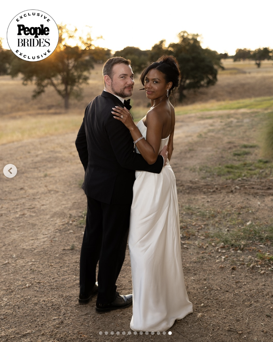 Brittany Stewart and Daniel Durant pose for a photo during their wedding day, posted on August 27, 2025. | Source: Instagram/brides