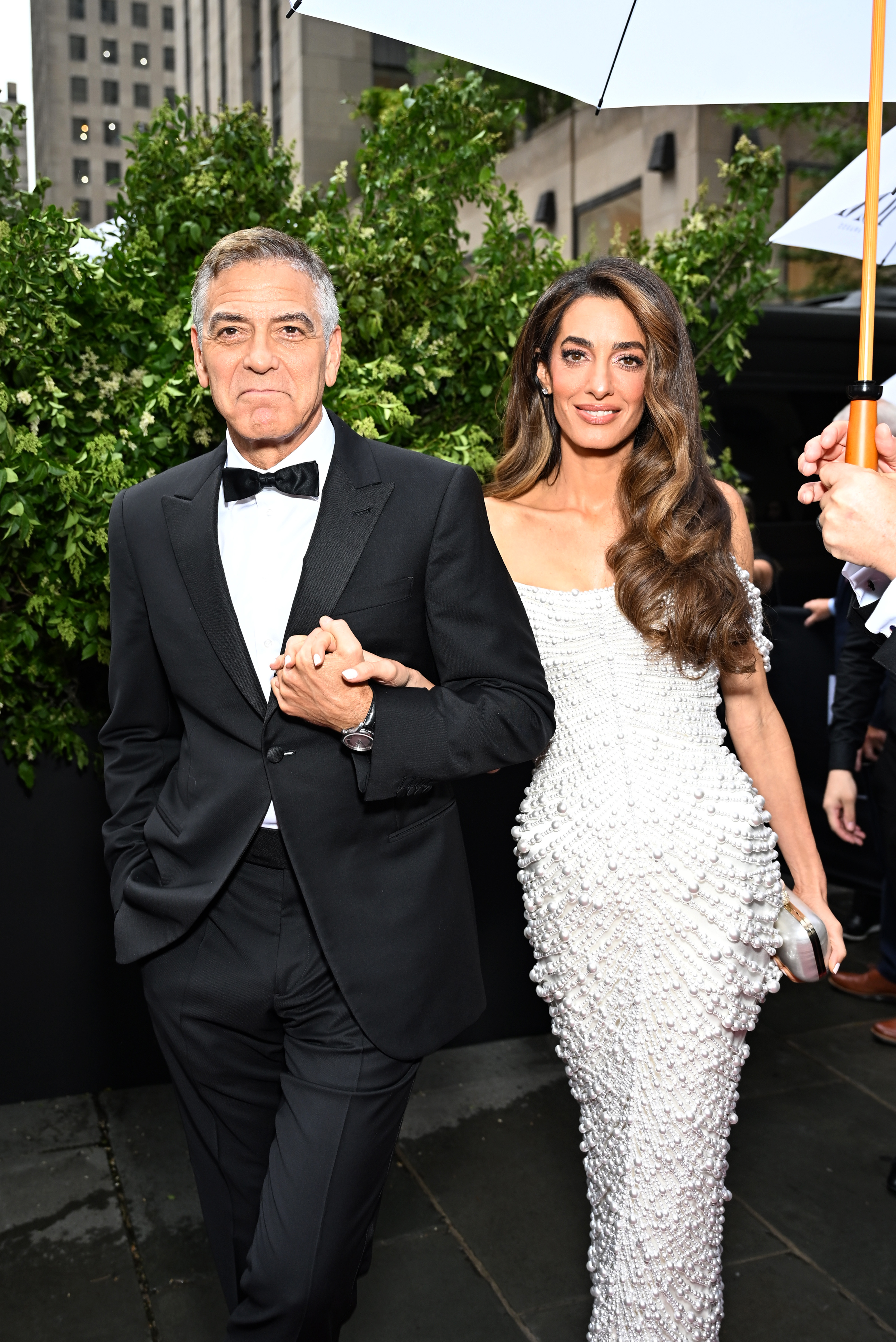 Amal and George Clooney attend The 78th Annual Tony Awards at Radio City Music Hall on June 8, 2025, in New York City. | Source: Getty Images