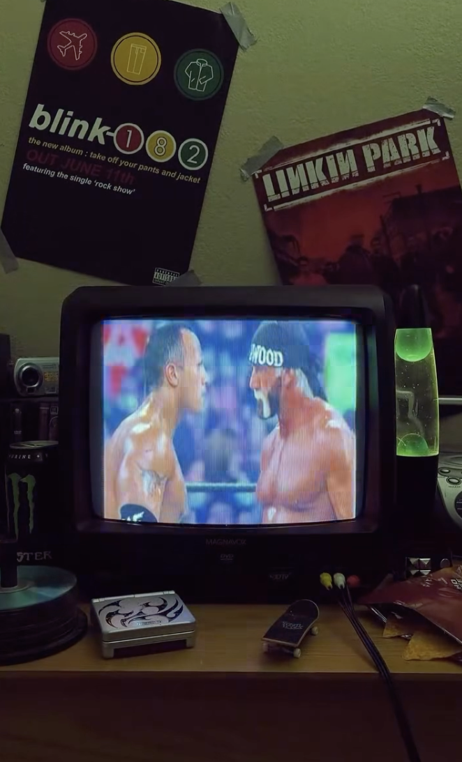 A screenshot of Dwayne Johnson's tribute to Hulk Hogan, posted on July 25, 2025 | Source: Instagram/therock