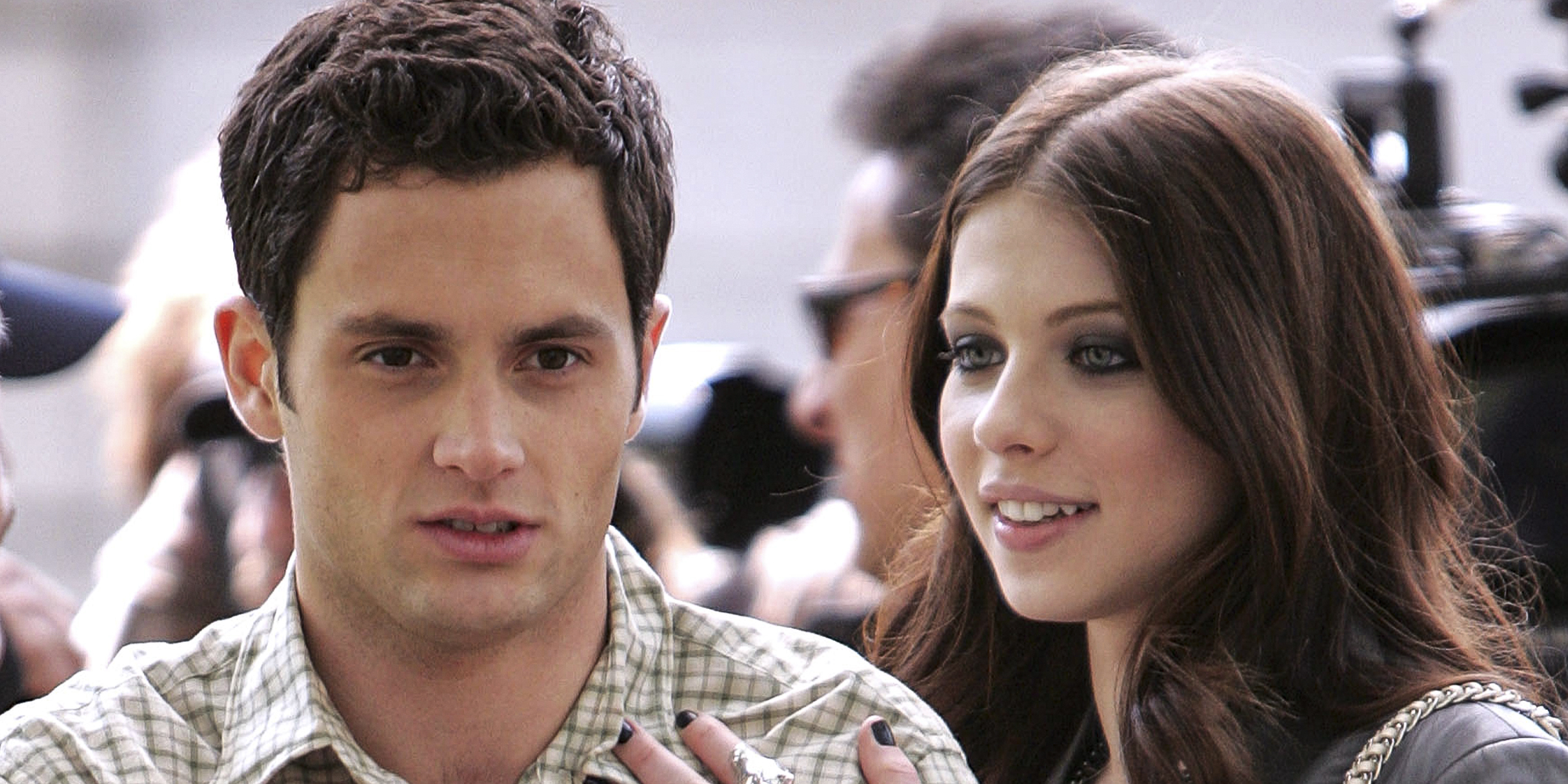 Penn Badgley and Michelle Trachtenberg | Source: Getty Images