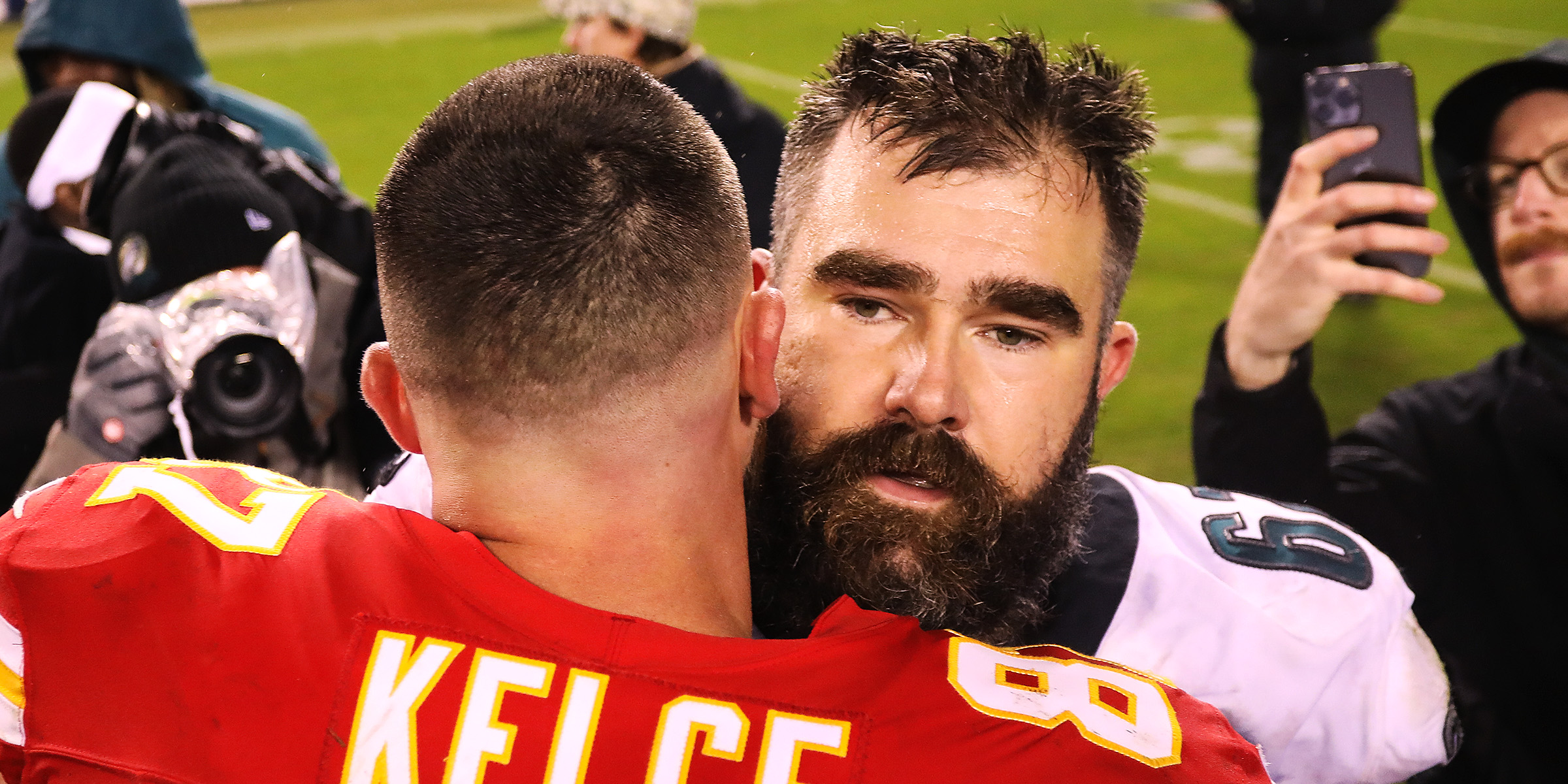 Travis and Jason Kelce | Source: Getty Images