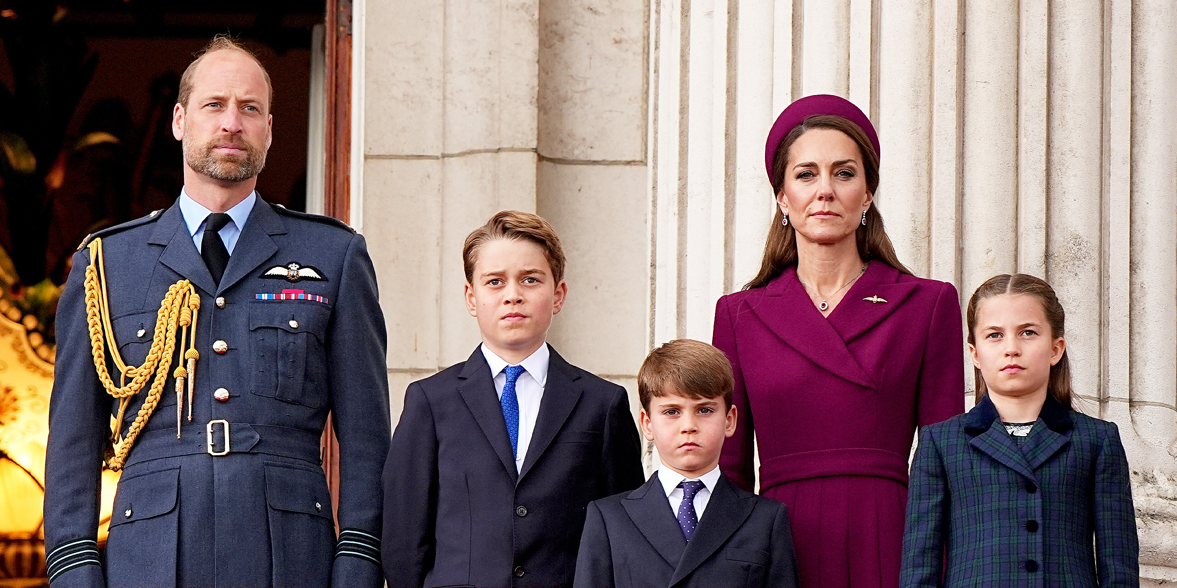Prince William, Princess Kate, Prince George, Prince Louis, Princess Charlotte | Source: Getty Images