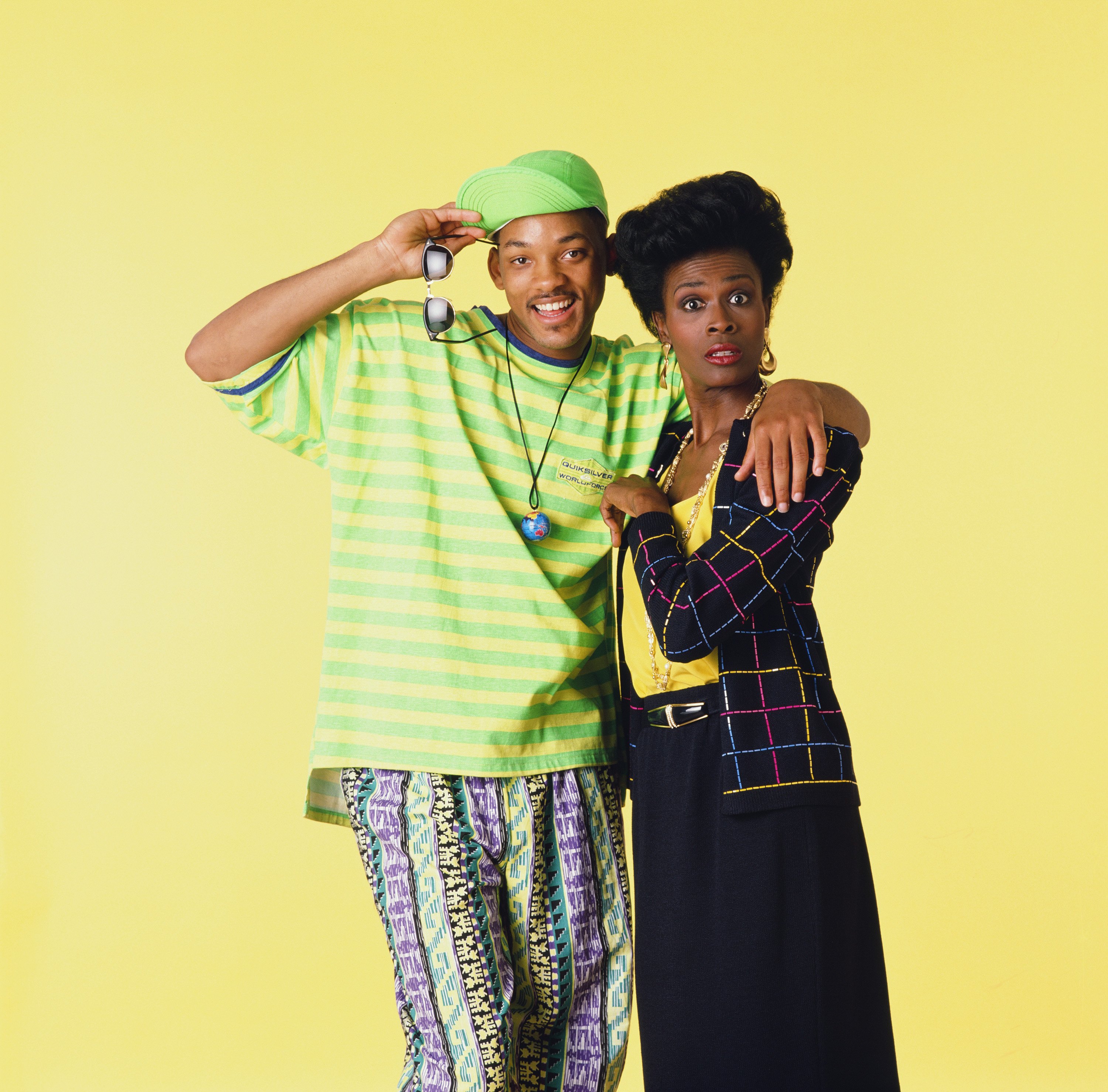Will Smith as William 'Will' Smith and Janet Hubert as Vivian Banks on "The Fresh Prince of Bel-Air" circa 1990s. | Source: Getty Images