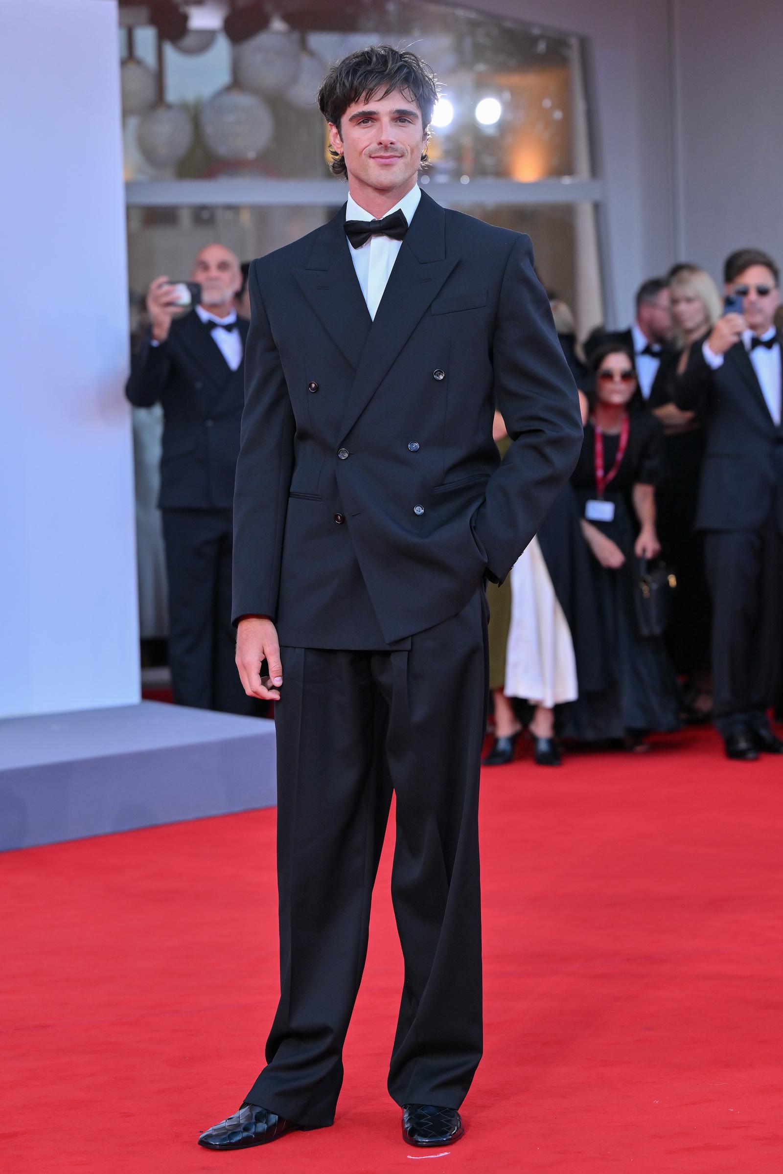 Jacob Elordi attends the "Frankenstein" red carpet during the 82nd Venice International Film Festival on August 30, 2025, in Venice, Italy. | Source: Getty Images