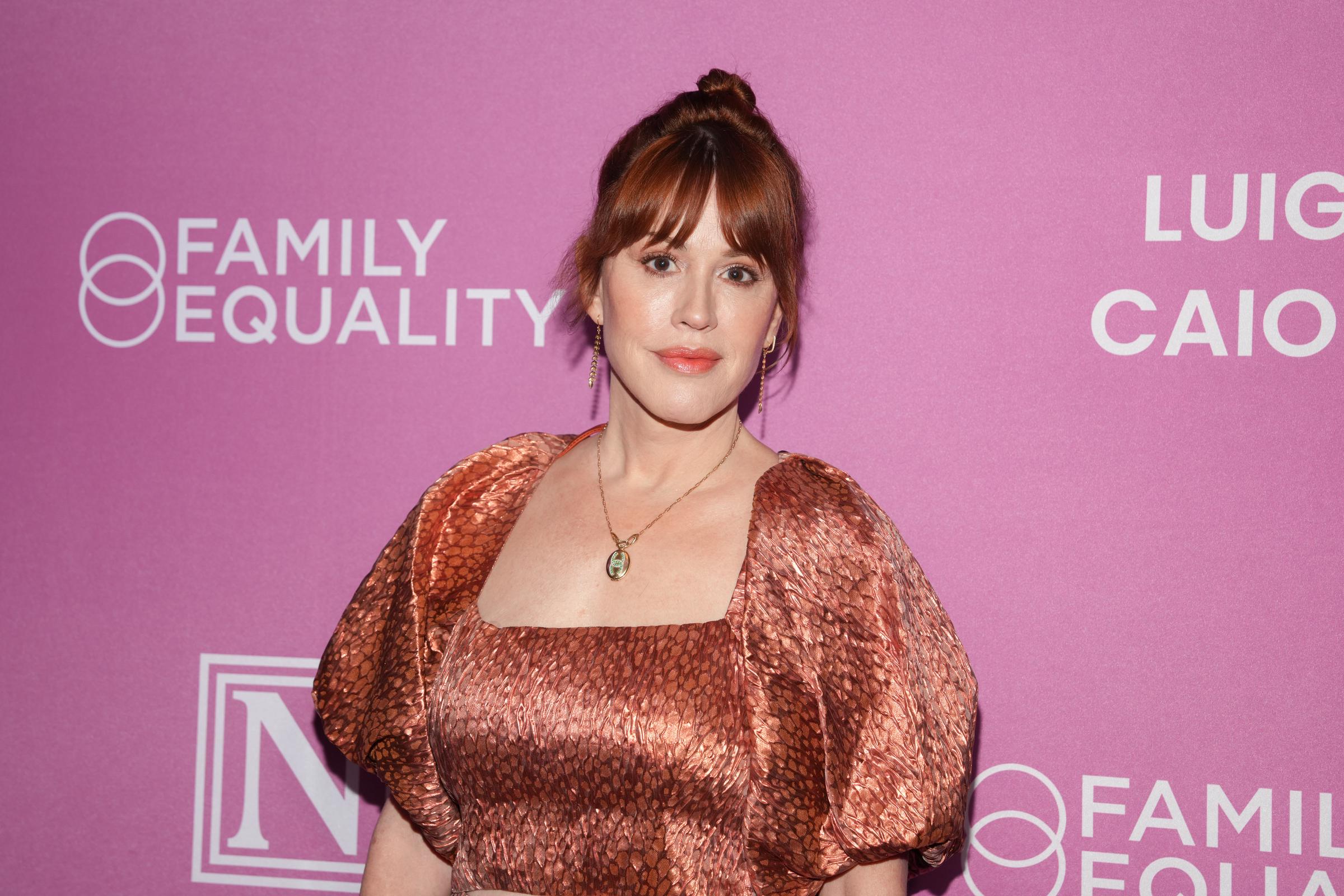 Molly Ringwald at Family Equality's Night at the Pier Gala held at Pier Sixty on May 12, 2025 in New York City. | Source: Getty Images