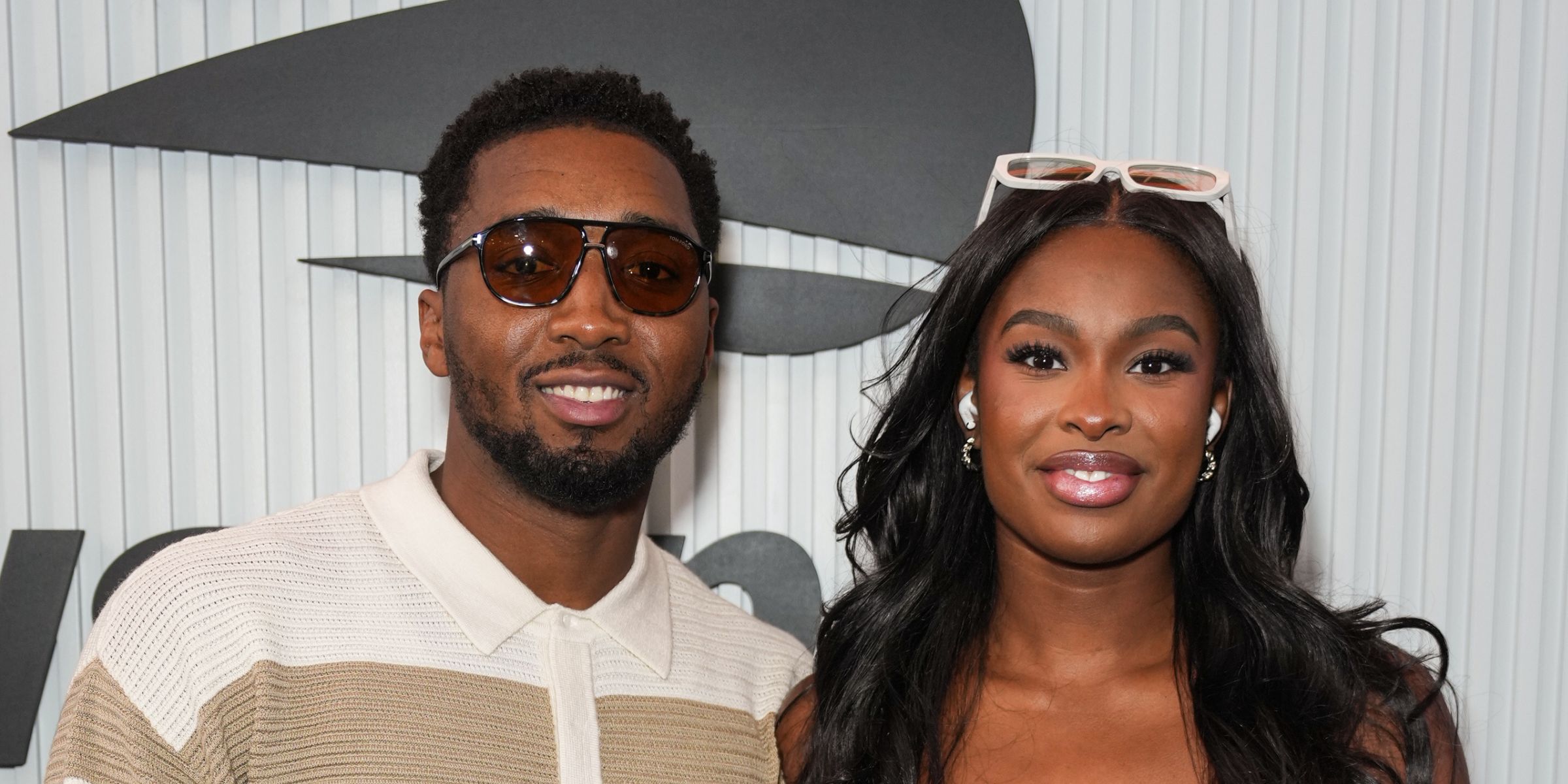 Donovan Mitchell and Coco Jones | Source: Getty Images