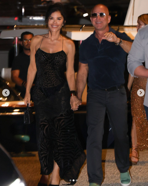 Lauren Sanchez and Jeff Bezos spotted on a date night, dated July 2025 | Source: Instagram/pagesix