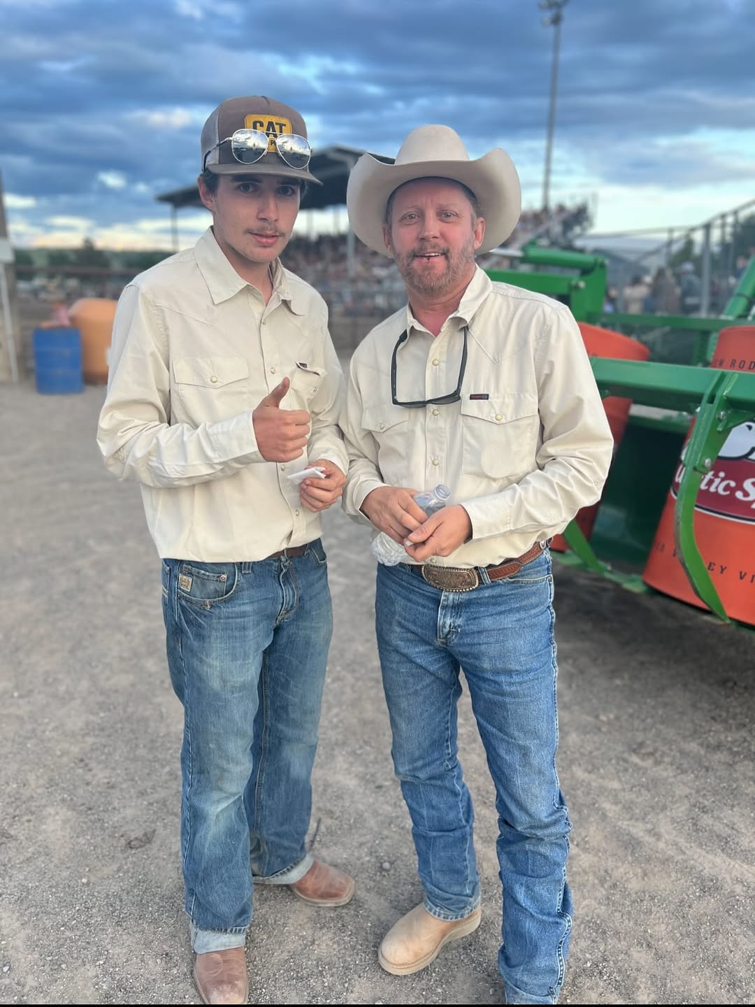 Seth and Brandon Blackstock in a photo shared on August 9, 2025. | Source: Instagram/sethblackstock