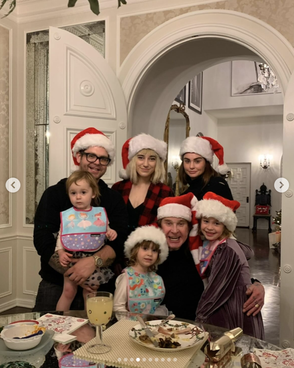 The Osbourne family, posted on August 3, 2025. | Source: Instagram/areeosbourne