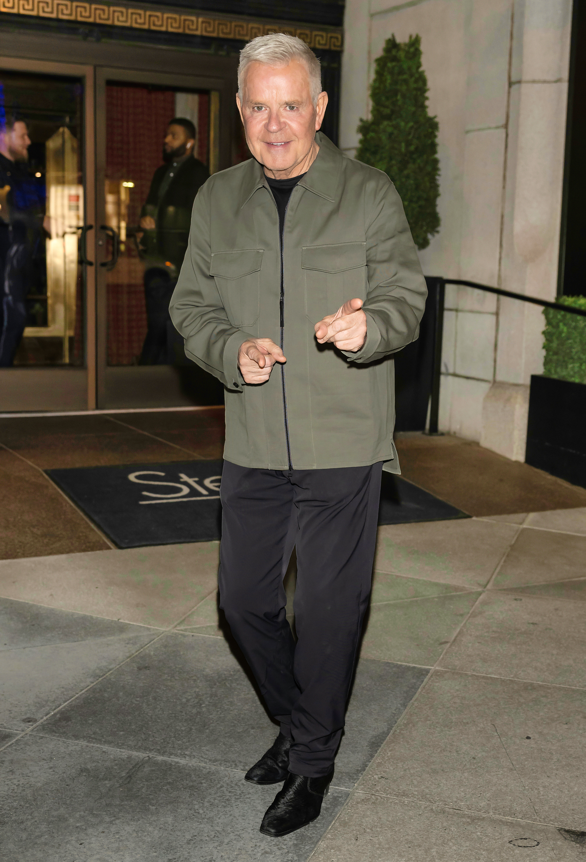 Mike Jerrick is seen leaving a party at Steak 48 on September 23, 2022, in Philadelphia, Pennsylvania. | Source: Getty Images