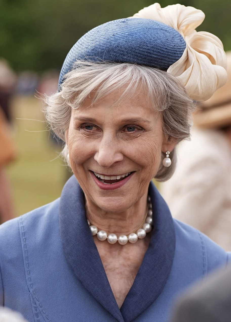 The Duchess of Gloucester at the Buckingham Palace garden party on May 20, 2025 | Source: Instagram/theroyalfamily