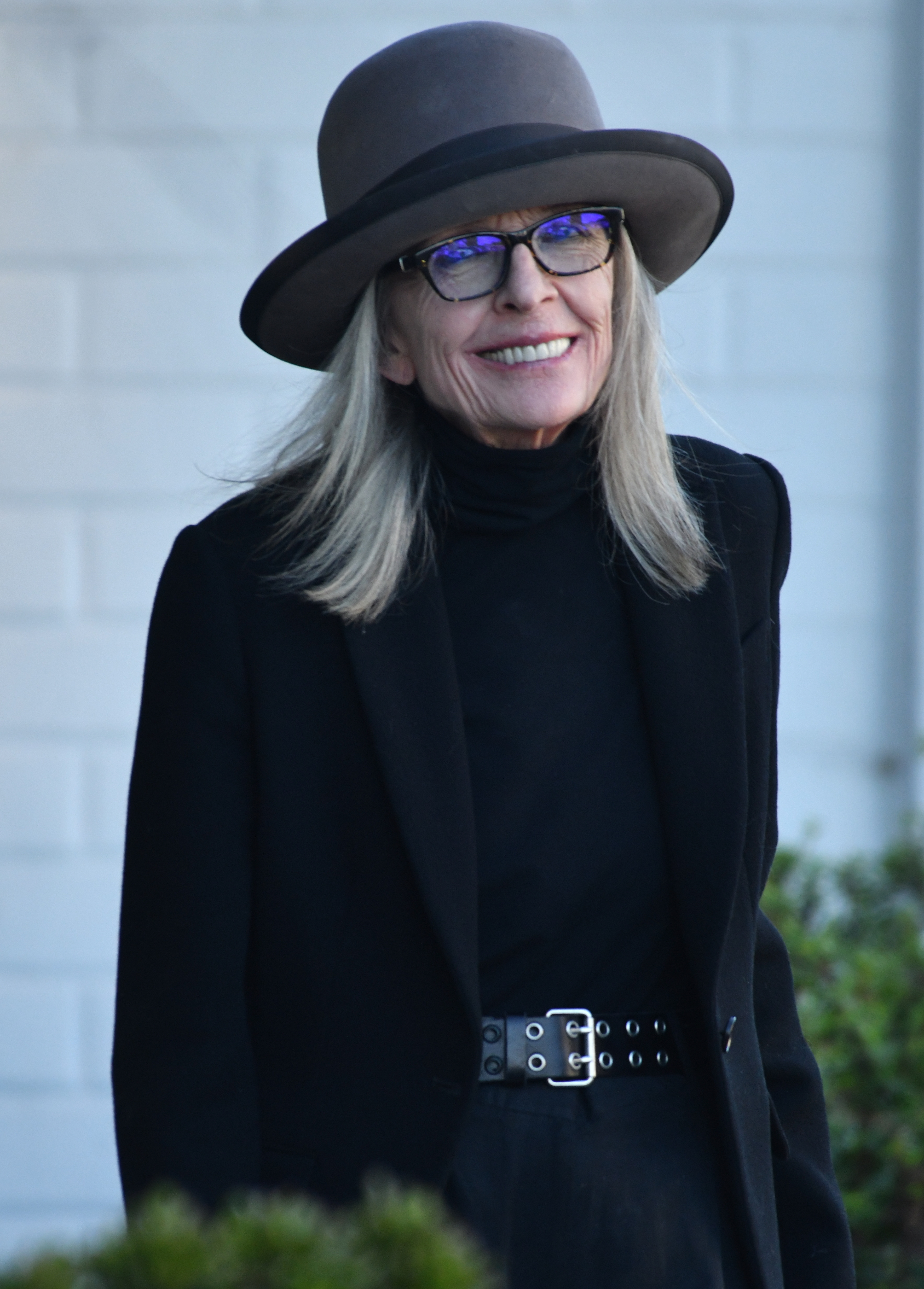 Diane Keaton is seen on August 20, 2024, in Brentwood, California. | Source: Getty Images