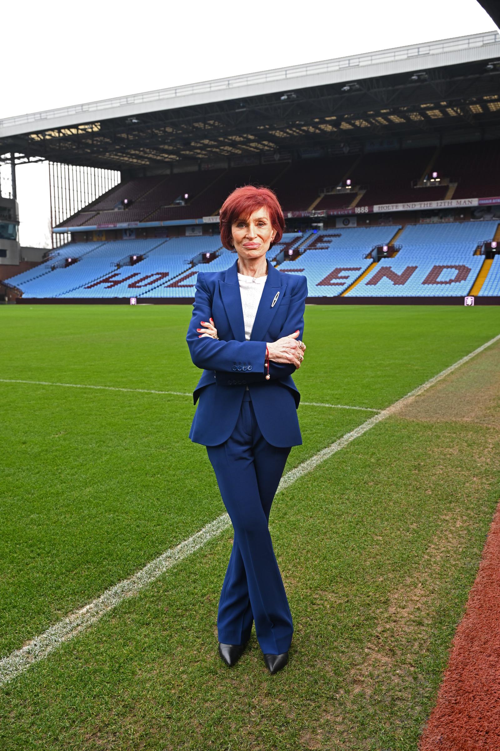 Sharon Osbourne attends the announcement of Black Sabbath's final show "Back To The Beginning" at Villa Park on February 5, 2025, in Birmingham, England. | Source: Getty Images