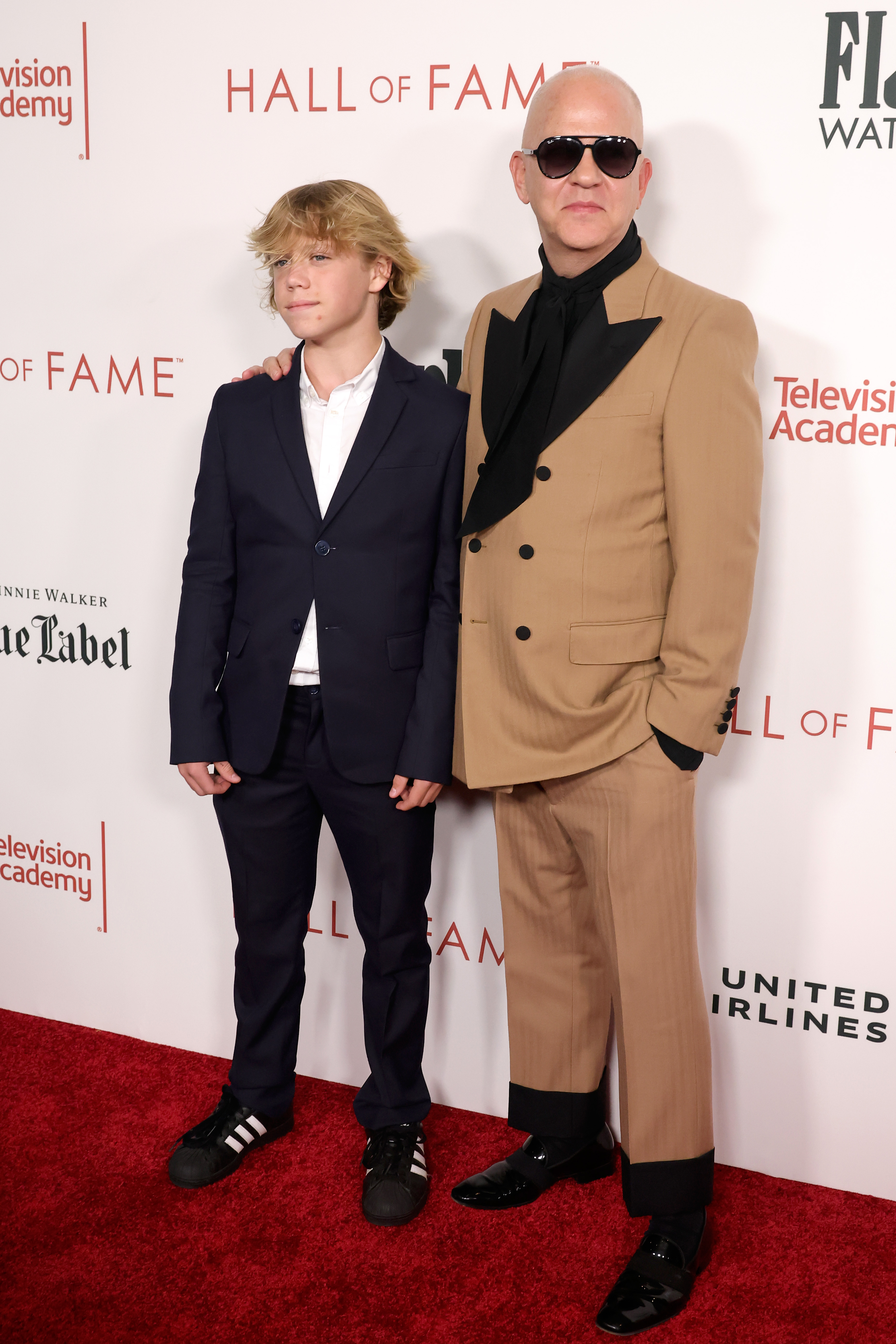 Logan Phineas Miller Murphy and Ryan Murphy attend the Television Academy's 27th Annual Hall of Fame Ceremony at JW Marriott LA Live on August 16, 2025, in Los Angeles, California. | Source: Getty Images