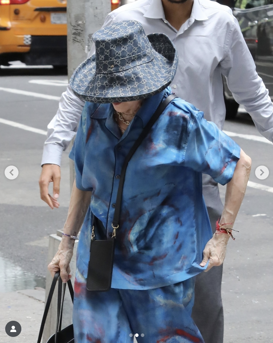 Madonna out in New York City, posted on July 13, 2025 | Source: Instagram/justjared
