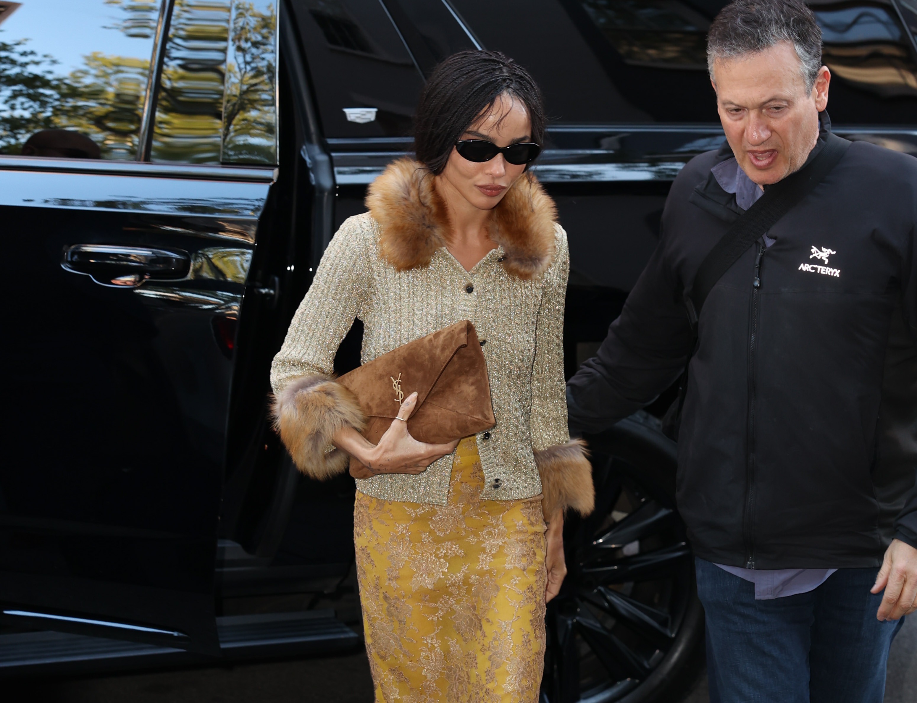 Zoë Kravitz is seen on May 03, 2026 in New York City. | Source: Getty Images