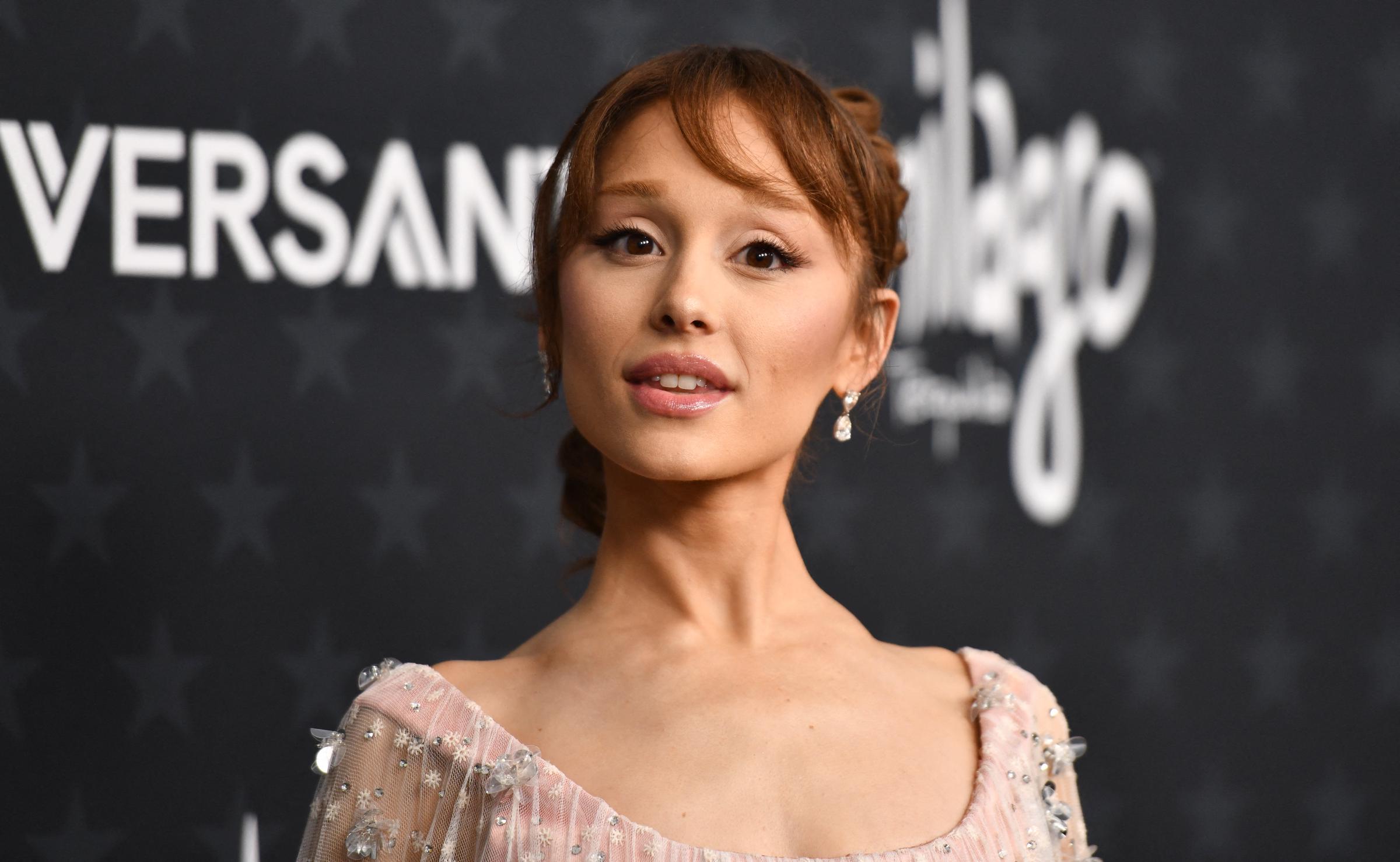Ariana Grande attends the 31st Annual Critics Choice Awards at Barker Hangar on January 4, 2026 in Santa Monica, California. | Source: Getty Images