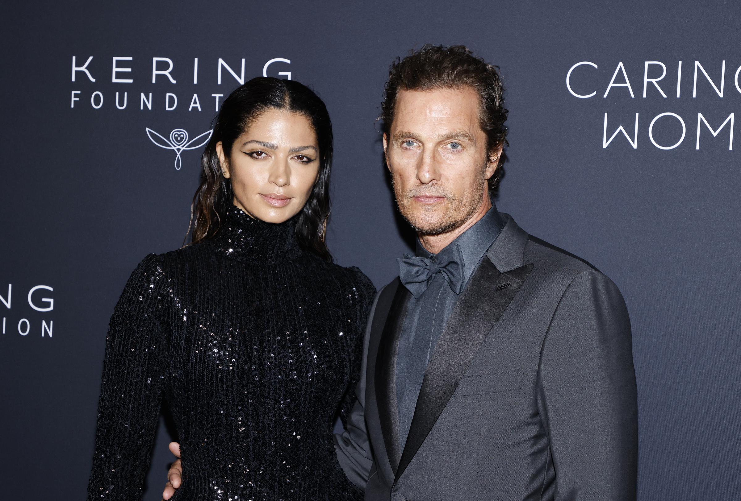 Camila Alves McConaughey and Matthew McConaughey at Kering's 3rd Annual Caring For Women Dinner held at The Pool on September 9, 2024, in New York City. | Source: Getty Images