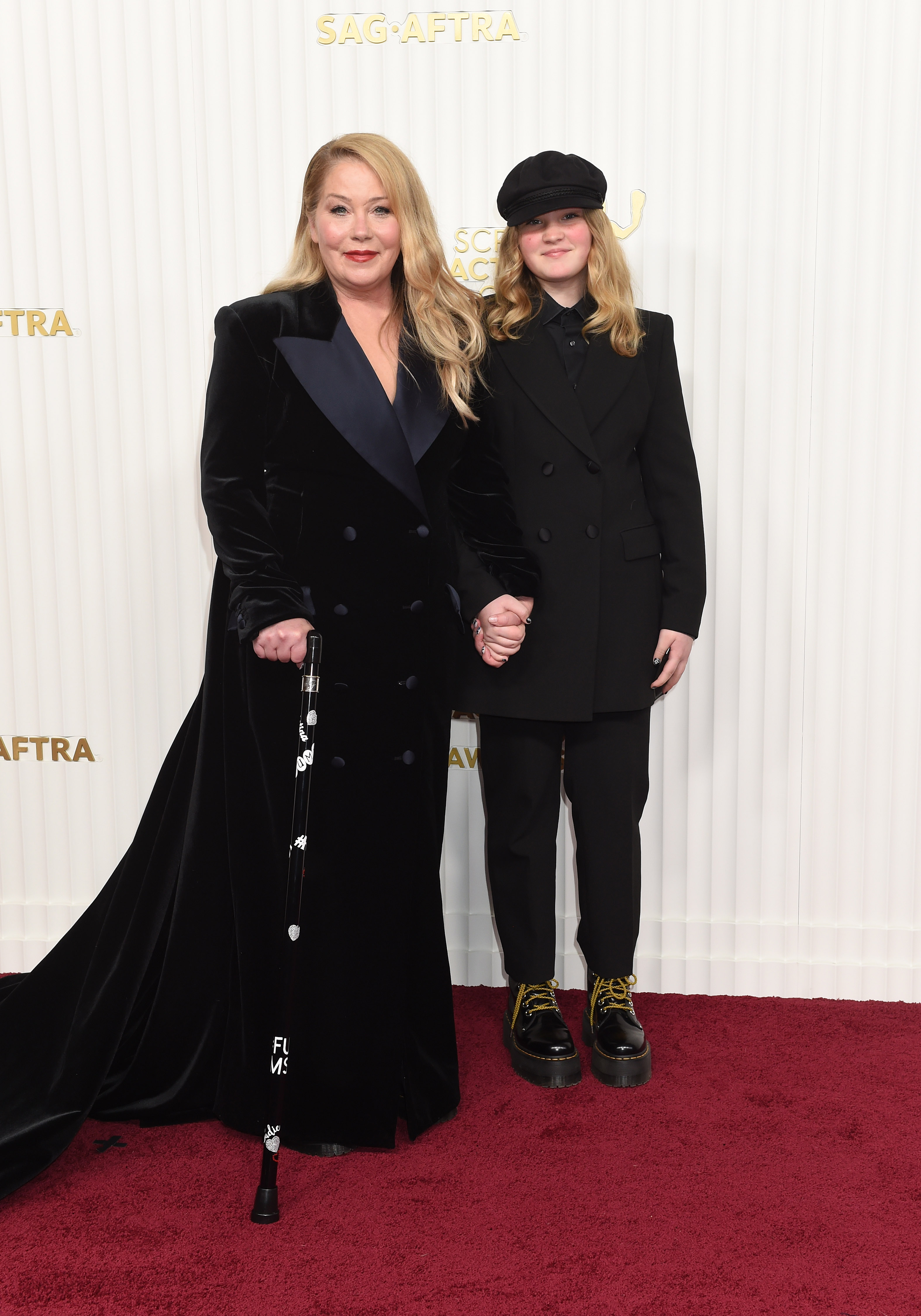 Christina Applegate and Sadie Grace LeNoble at the 29th Annual Screen Actors Guild Awards held at the Fairmont Century Plaza on February 26, 2023, in Los Angeles, California. | Source: Getty Images