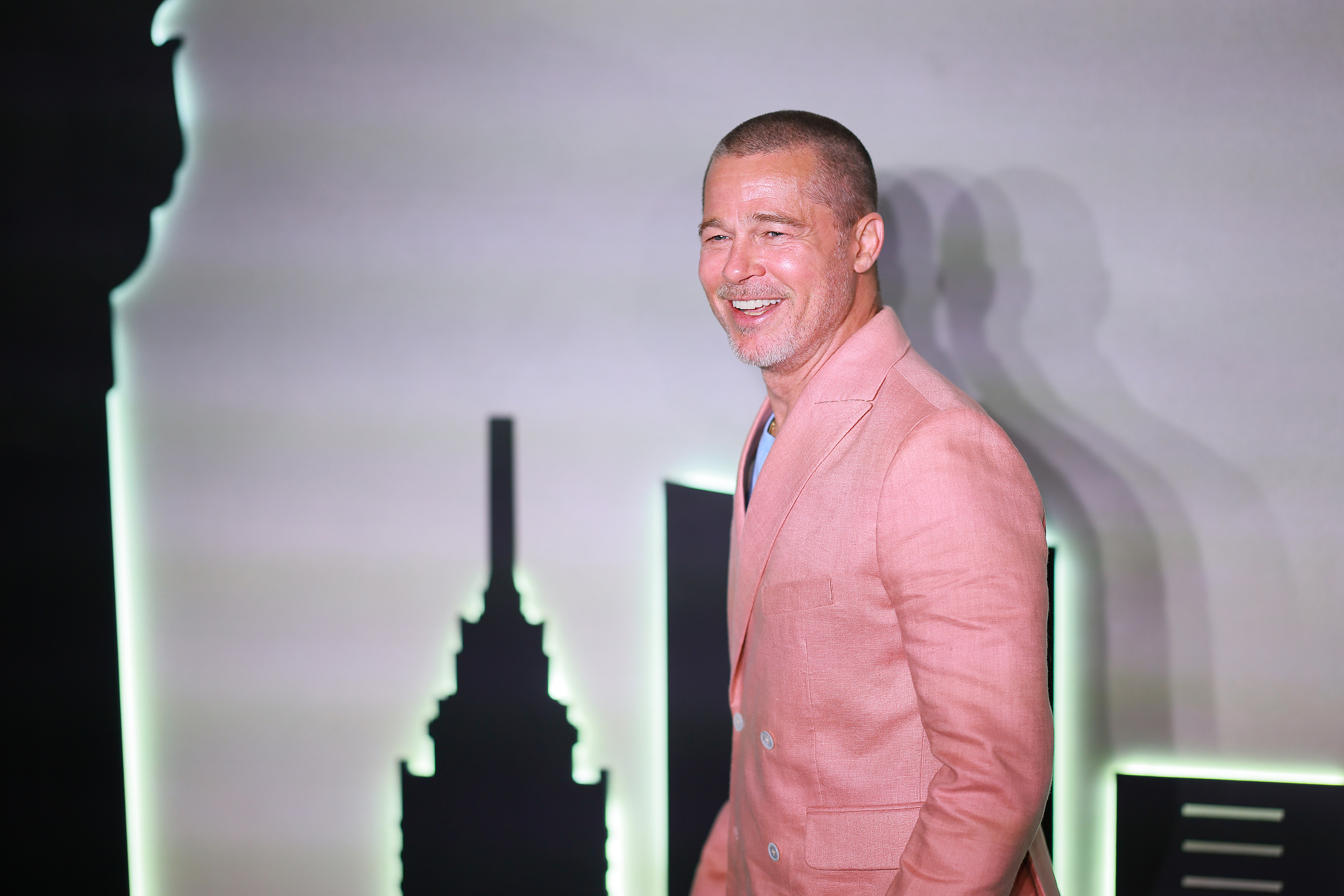 Brad Pitt poses for a photo during the photocall for "F1: The Movie" at the Sofitel Reforma Mexico City on June 09, 2025 in Mexico City, Mexico. | Source: Getty Images