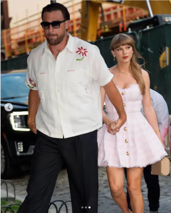 Travis Kelce and Taylor Swift, captured on June 28, 2025. | Source: Instagram/pagesix