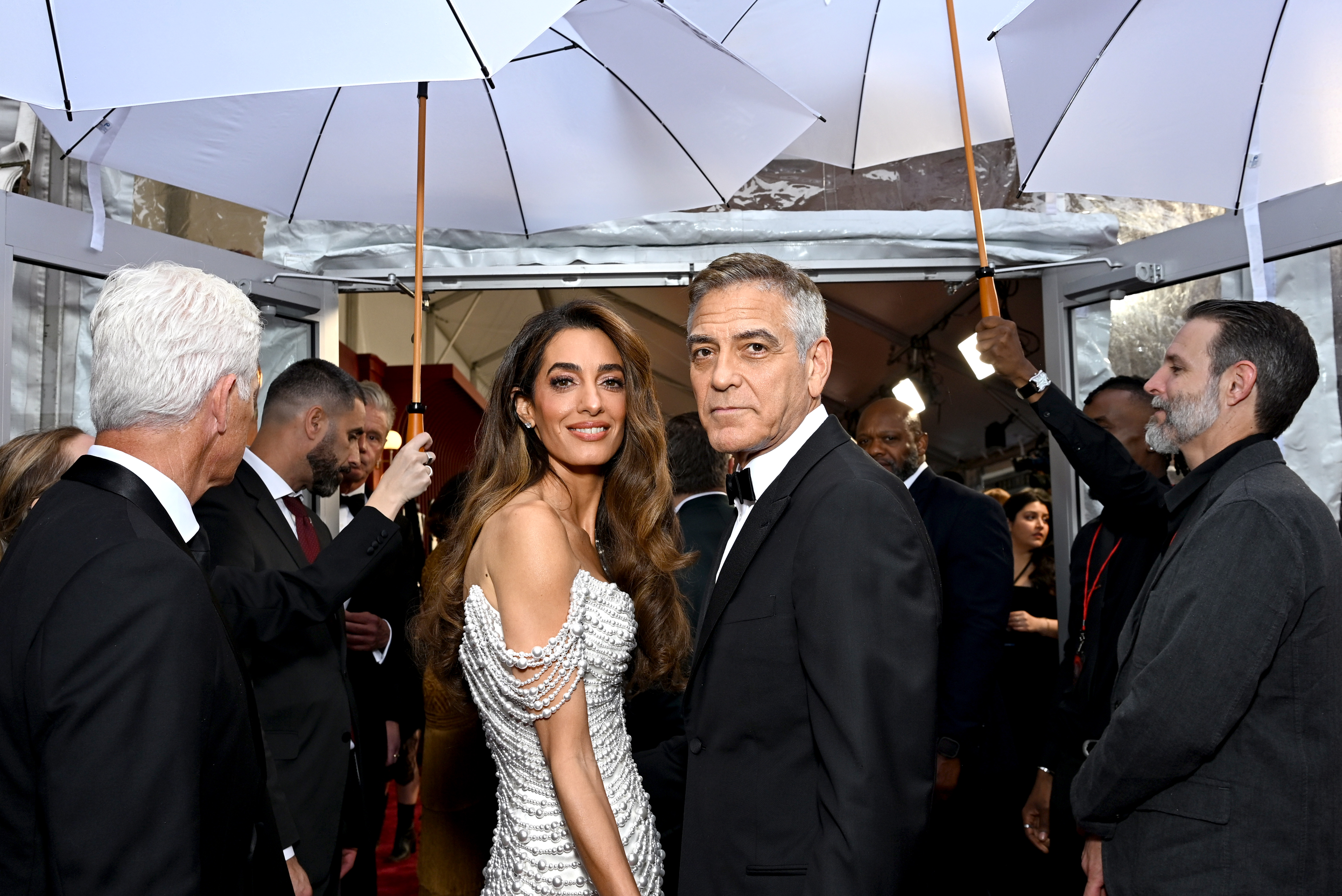Amal and George Clooney attend The 78th Annual Tony Awards at Radio City Music Hall on June 8, 2025, in New York City. | Source: Getty Images