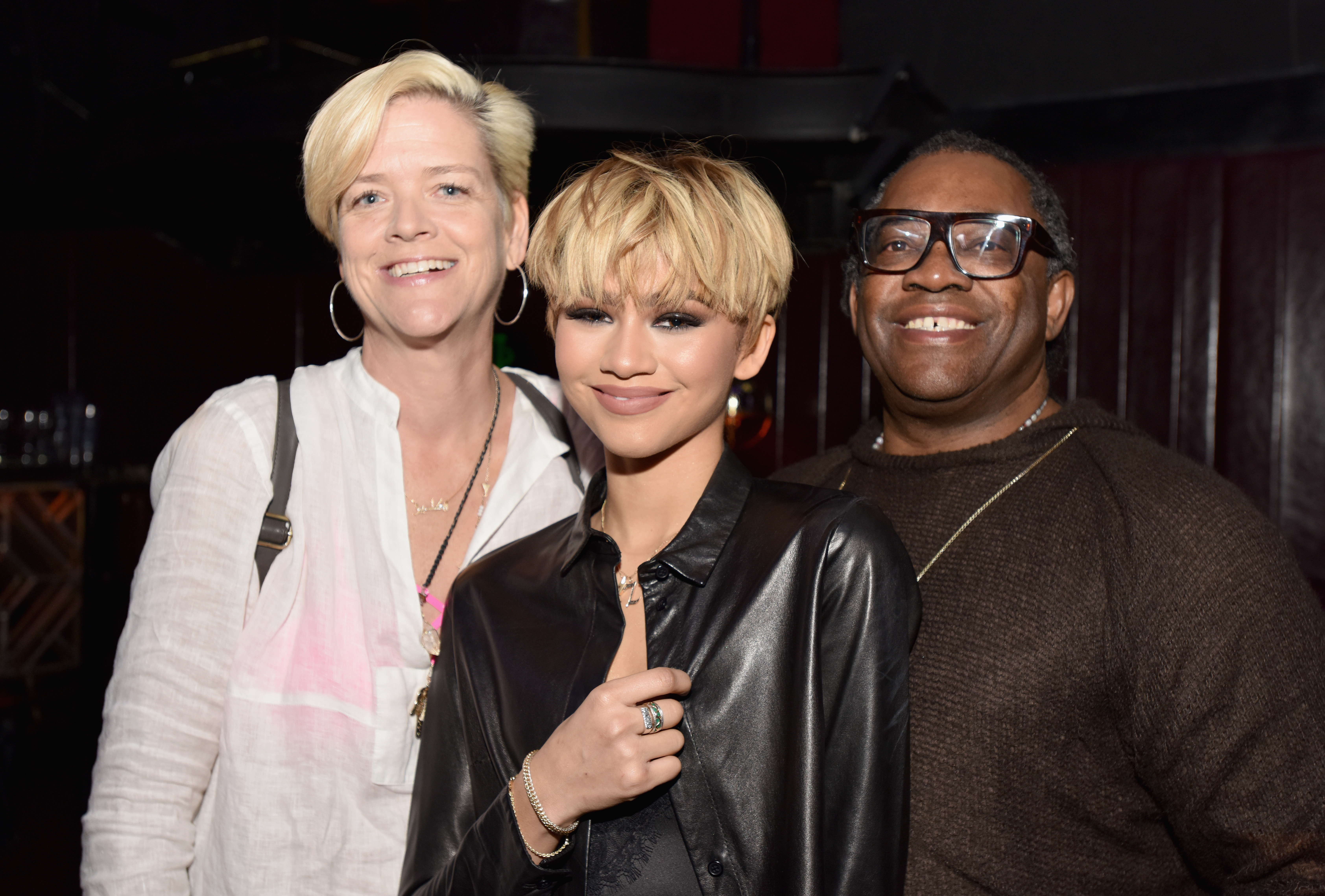 Claire Stoermer, actress/singer Zendaya and Kazembe Ajamu Coleman attend the 2016 Essence Black Women in Music event at Avalon on February 11, 2016 in Hollywood, California. | Source: Getty Images