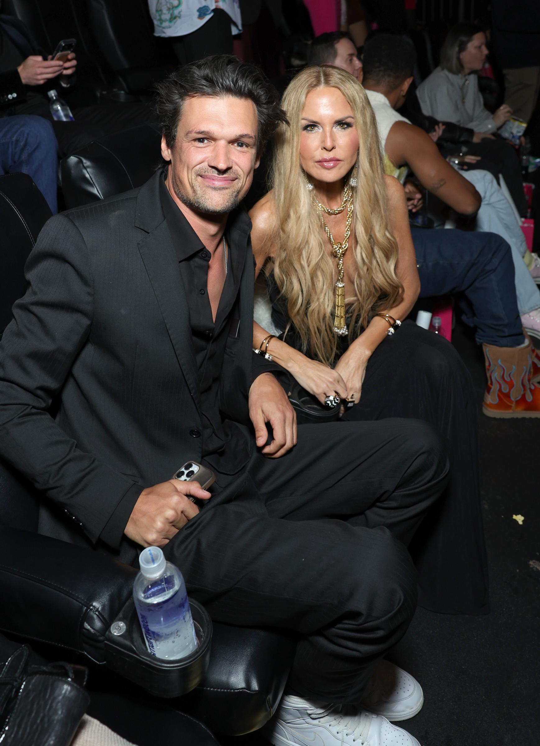 Sascha Haert and Rachel Zoe attend Paris Hilton's "Infinite Icon: A Visual Memoir" Los Angeles Premiere Event on January 20, 2026 in Los Angeles, California. | Source: Getty Images