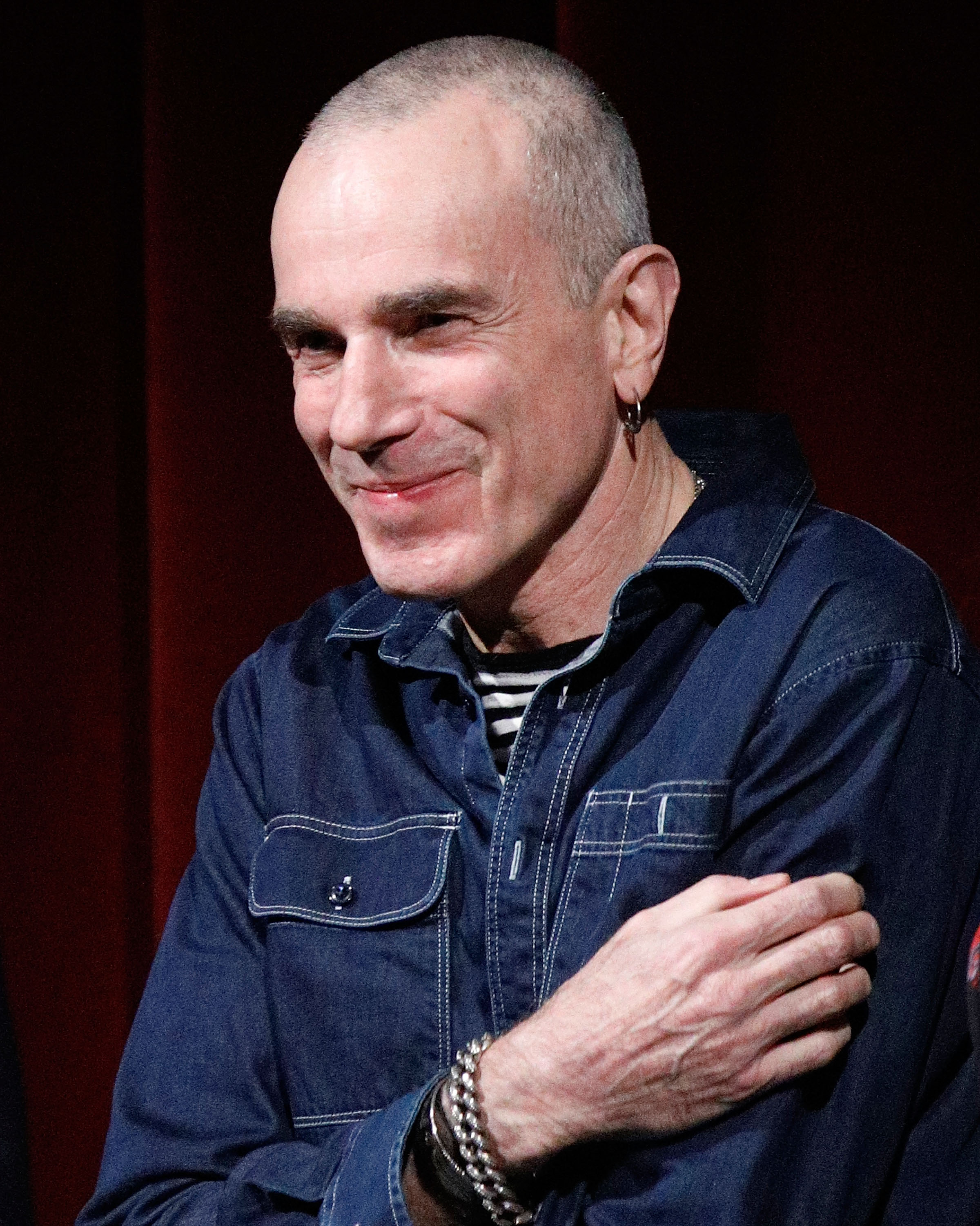 Daniel Day-Lewis on stage during The Academy of Motion Picture Arts & Sciences Official Academy Screening of Phantom Thread at MOMA on December 12, 2017, in New York City. | Source: Getty Images