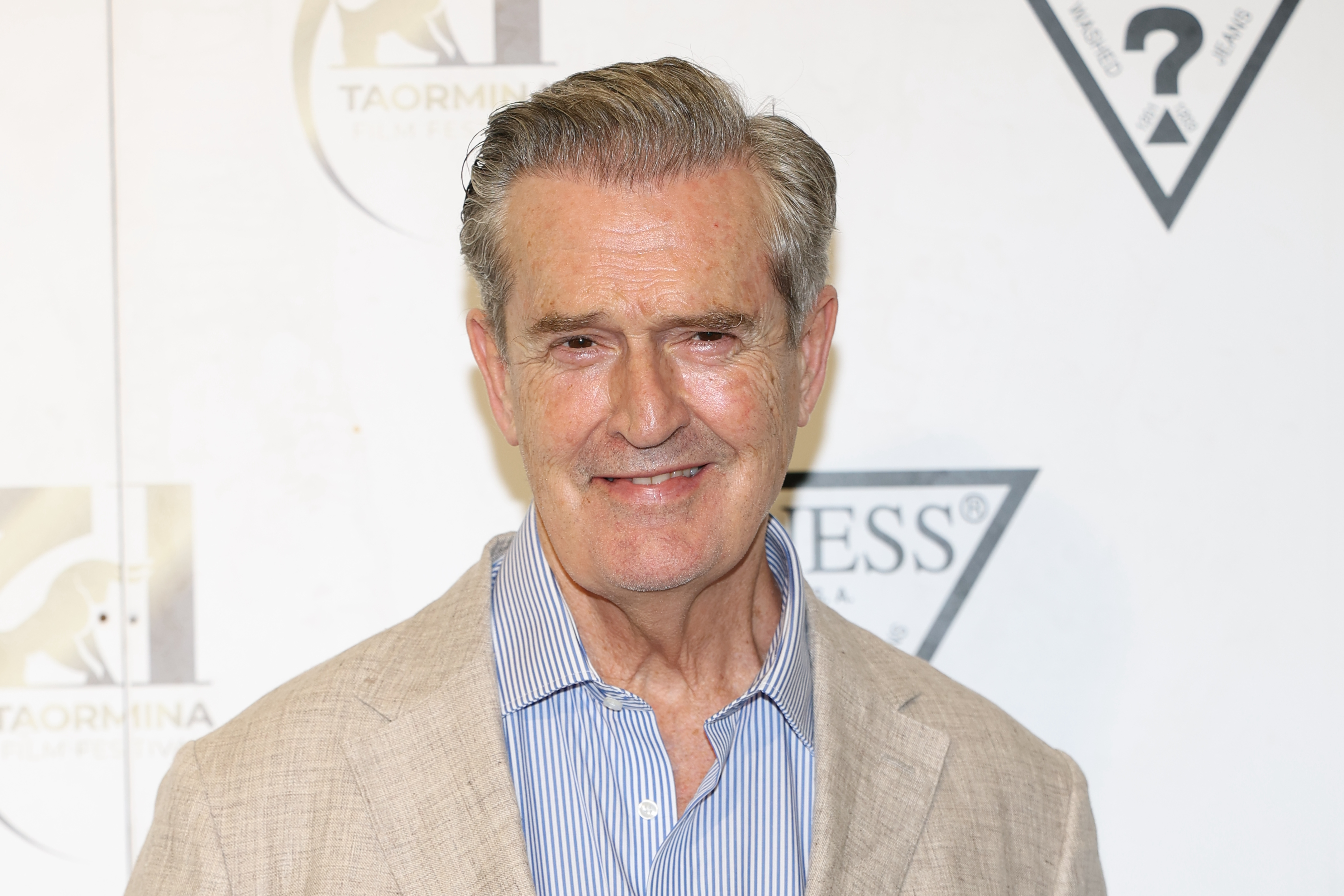 Rupert Everett attends the photocall at the 71st Taormina Film Festival on June 13, 2025 in Taormina, Italy. | Source: Getty Images