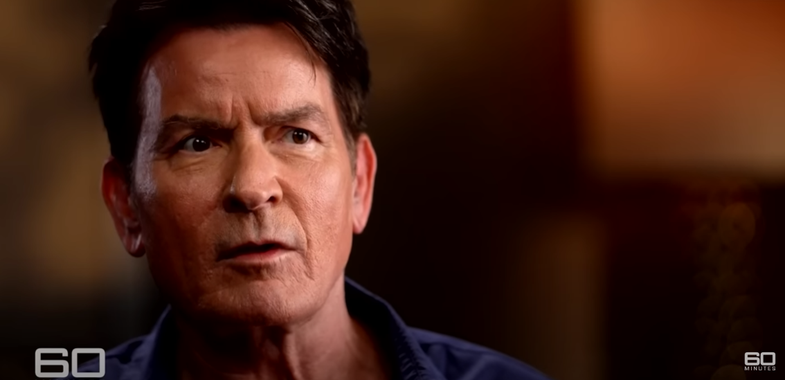A screengrab of Charlie Sheen's interview on "60 Minutes Australia," published September 21, 2025. | Source: YouTube/60 Minutes Australia