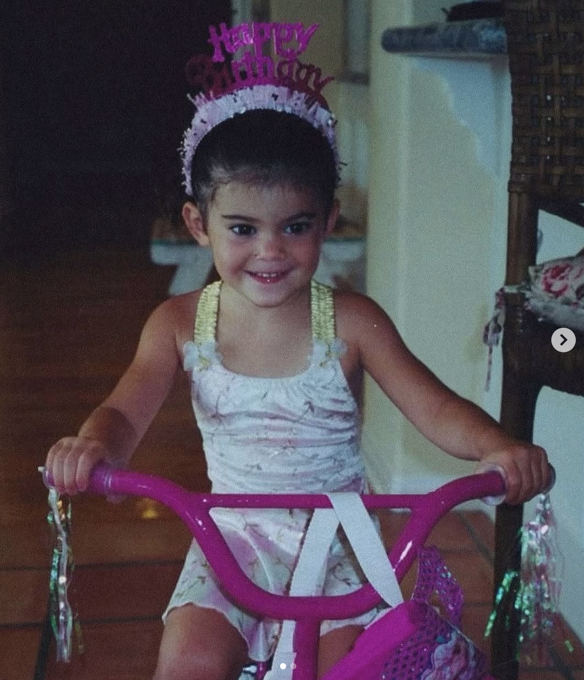 Kylie Jenner shares a throwback photo of herself from her childhood, posted on August 10, 2025. | Source: Instagram/kyliejenner