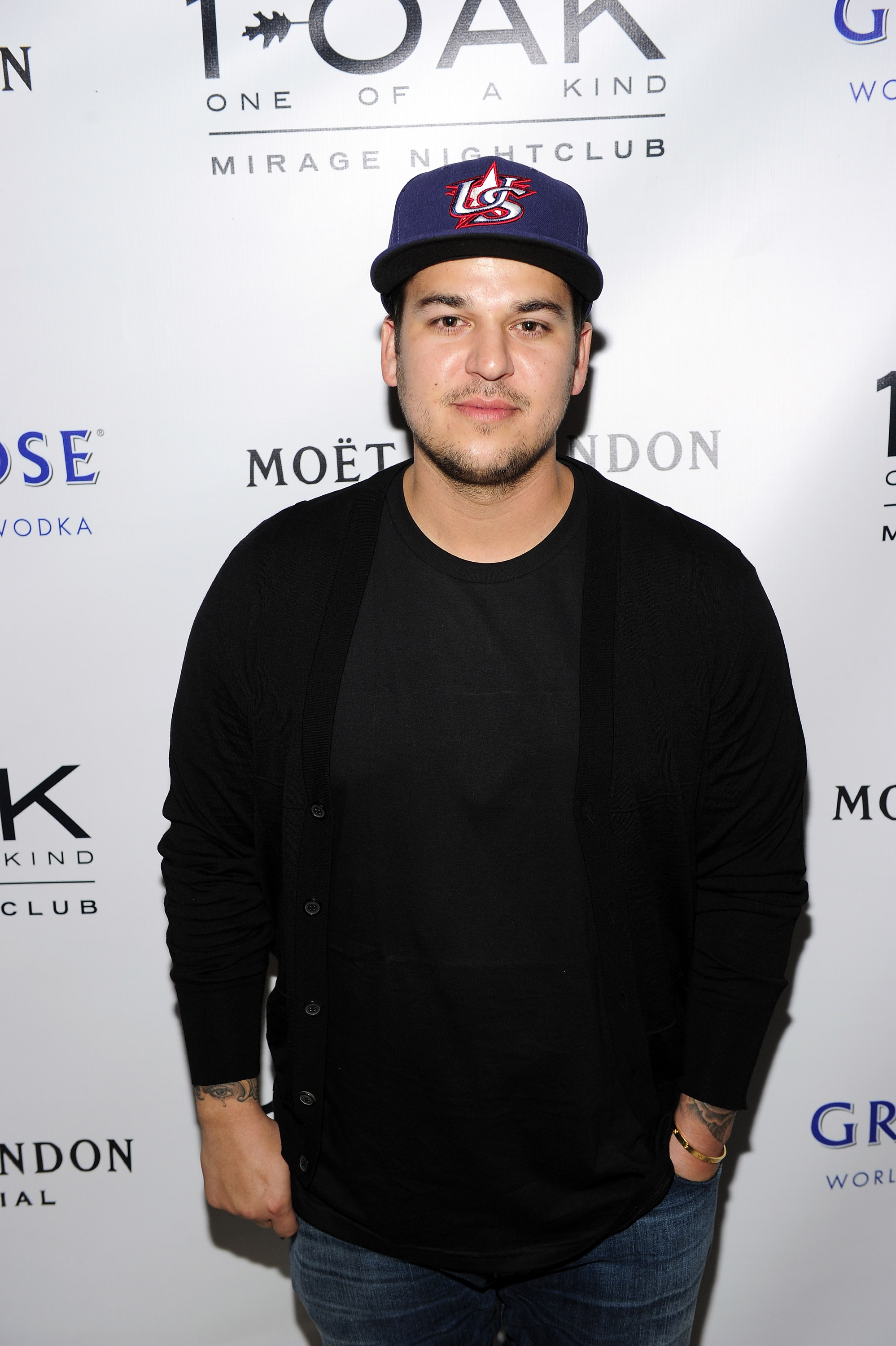 Rob Kardashian arrives at 1 OAK Nightclub at The Mirage Hotel & Casino for a Memorial Day weekend celebration on May 25, 2013, in Las Vegas, Nevada. | Source: Getty Images