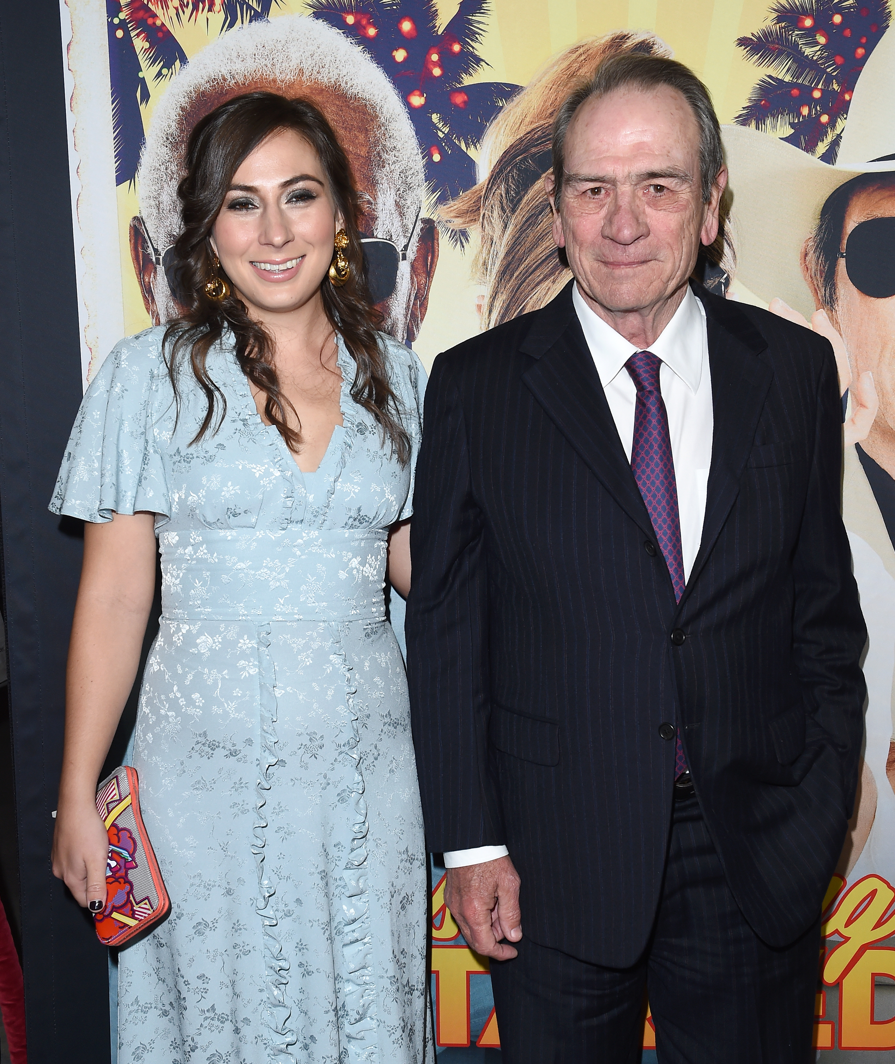 Tommy Lee Jones and daughter Victoria Jones arrive at the premiere of "Just Getting Started" at ArcLight Hollywood on December 7, 2017 in Hollywood, California. | Source: Getty Images