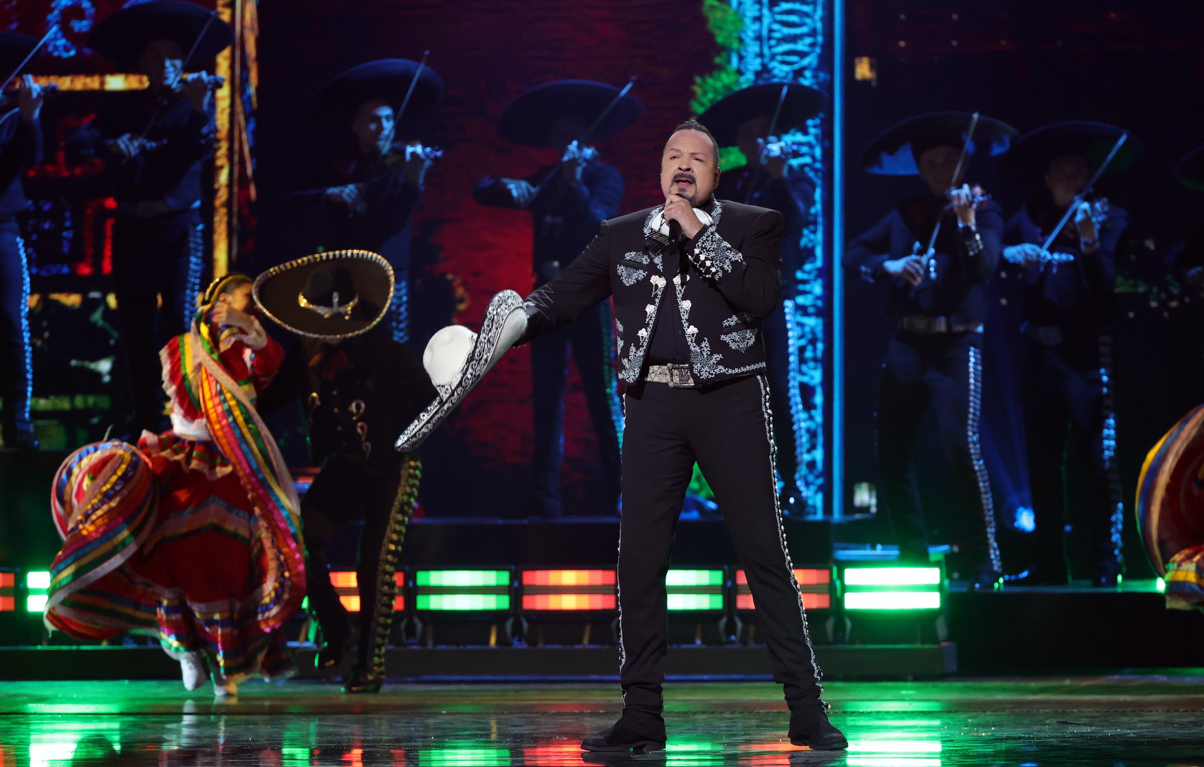 Pepe Aguilar performing during the 26th Annual Latin Grammy Awards on November 13, 2025, in Las Vegas, Nevada. | Source: Getty Images
