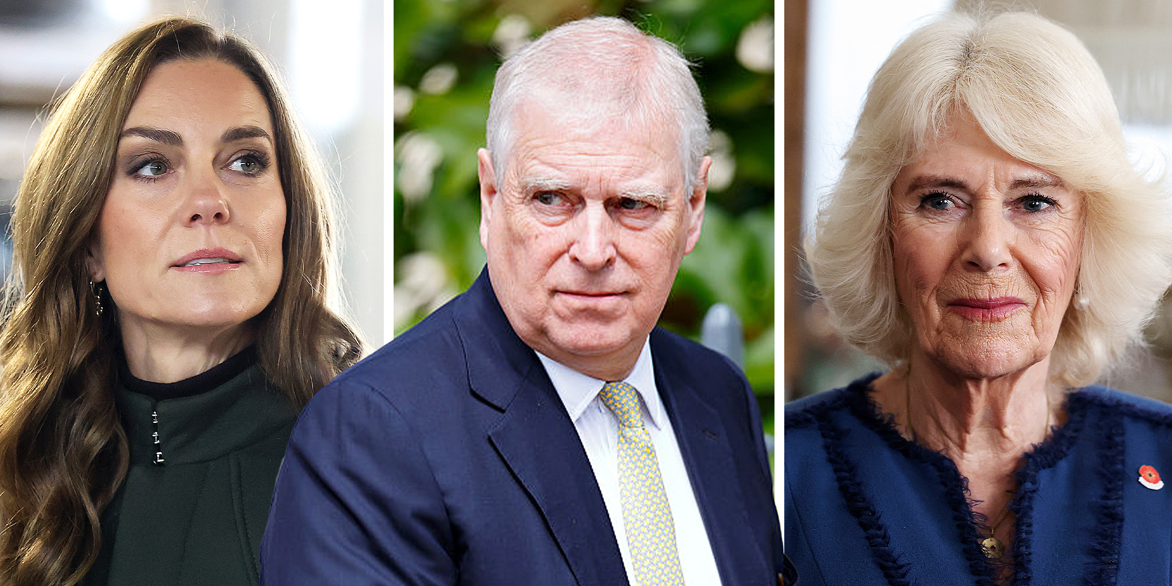 Kate Middleton | Andrew Mountbatten Windsor | Queen Camilla | Source: Getty Images