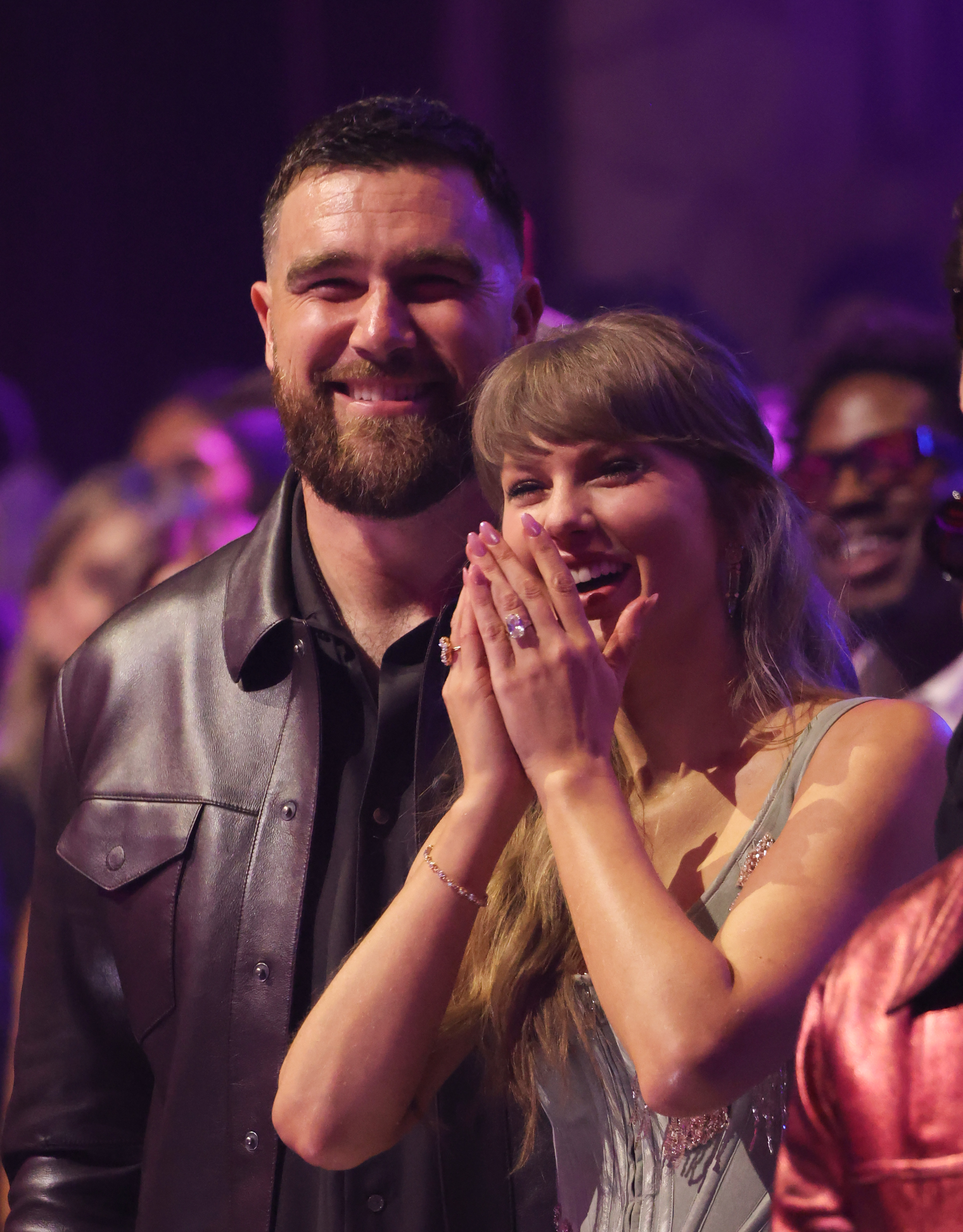 Travis Kelce and Taylor Swift attend the 2026 iHeartRadio Music Awards at Dolby Theatre on March 26, 2026 in Los Angeles, California. | Source: Getty Images