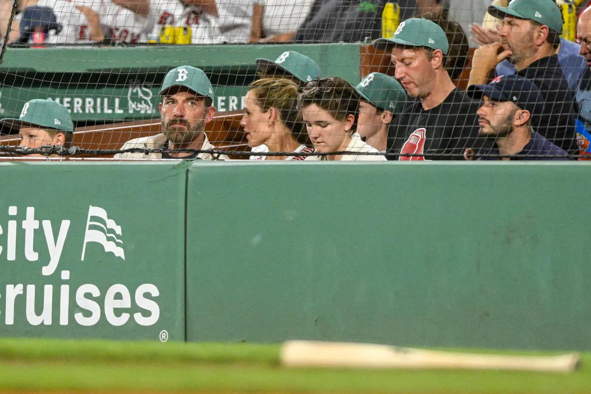 Ben Affleck and Jennifer Garner watch a game between the Boston Red Sox and the Tampa Bay Rays during the fourth inning at Fenway Park on July 11, 2025 in Boston, Massachusetts | Source: Getty Images