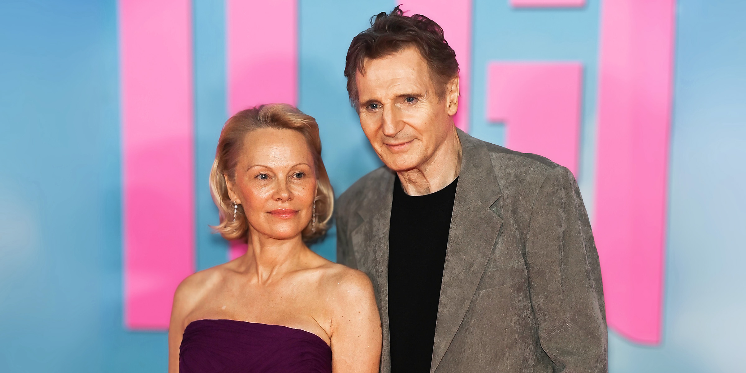 Pamela Anderson and Liam Neeson | Source: Getty Images