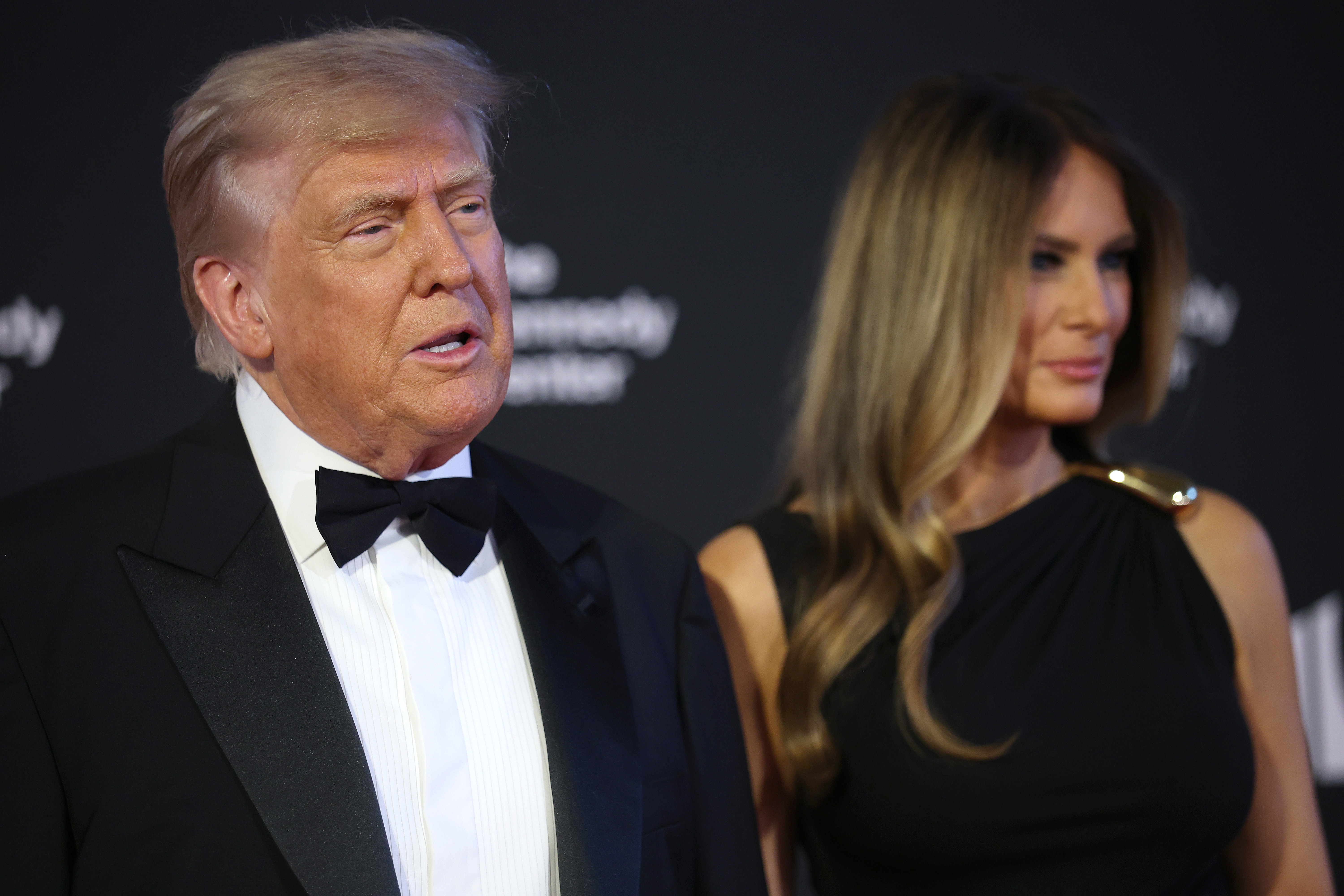President Donald Trump and First Lady Melania Trump arrive at the Kennedy Center on June 11, 2025, in Washington, DC. | Source: Getty Images