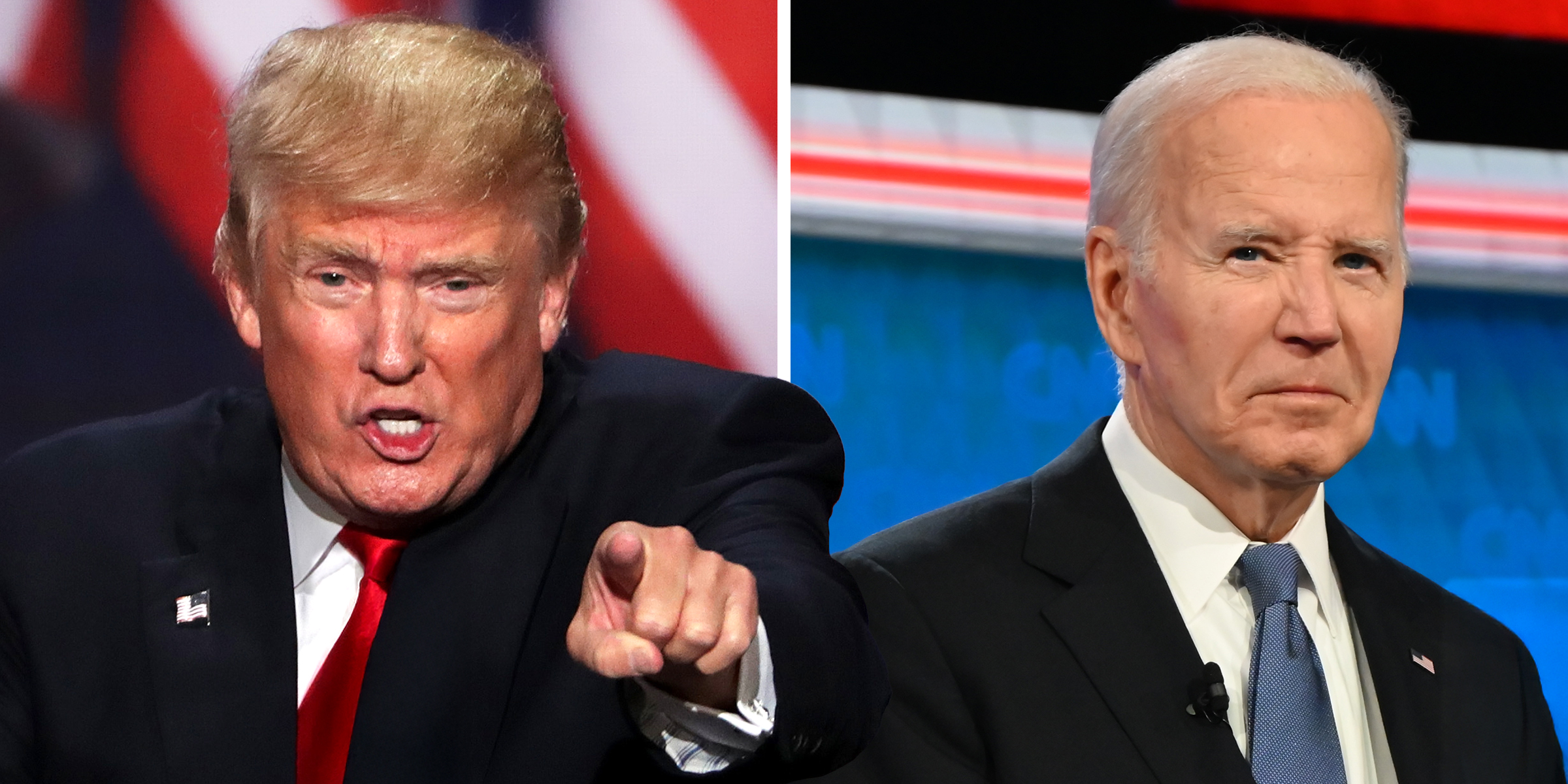 Donald Trump | Joe Biden | Source: Getty Images
